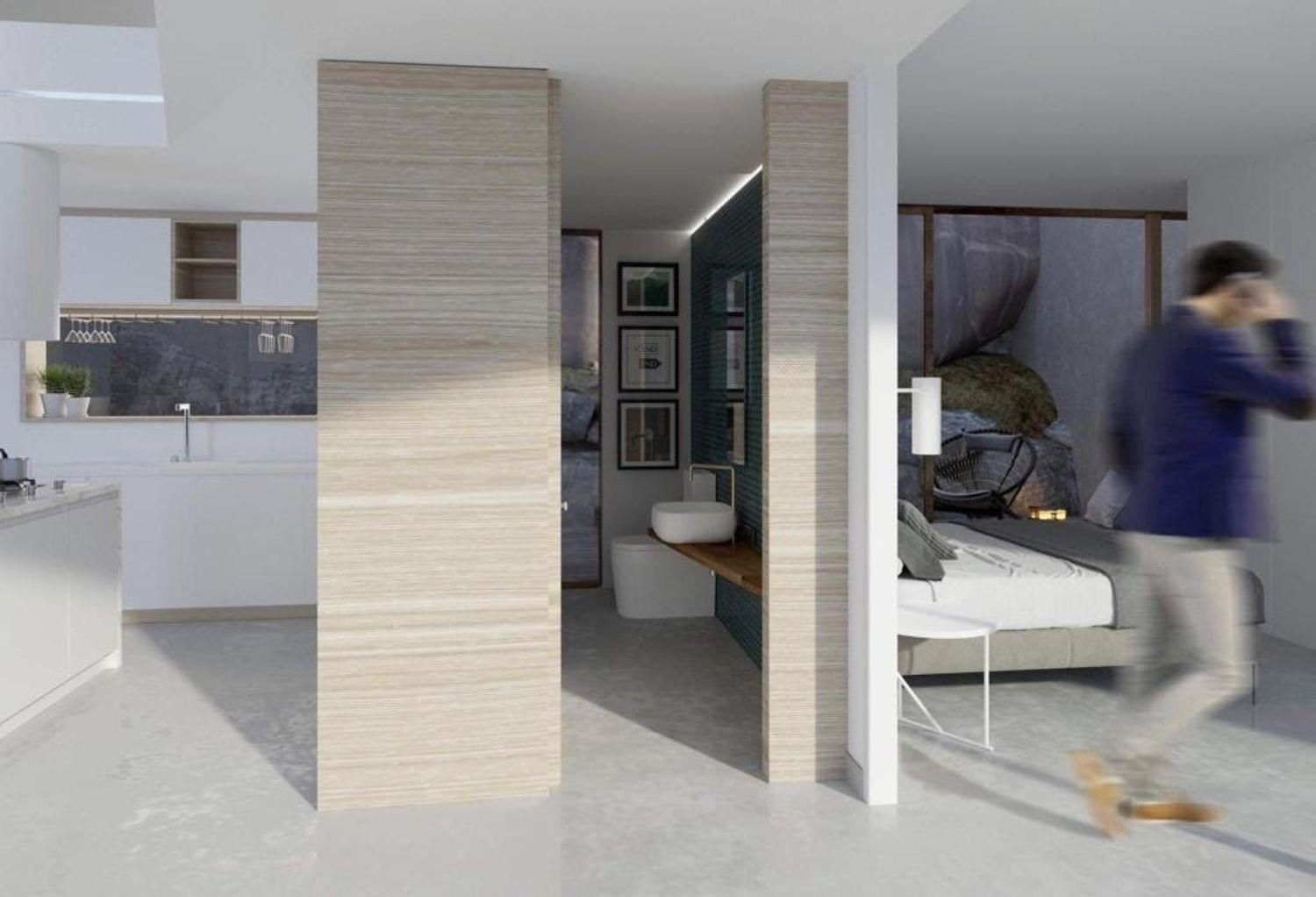 Private garden area of new-build 3-bedroom villa, Alcassar, Benitachell