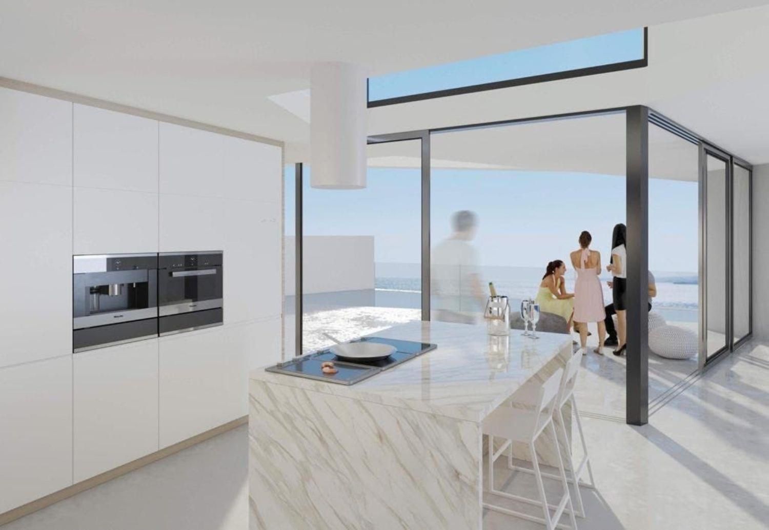 Upper floor landing in new-build 3-bedroom villa, Alcassar, Benitachell