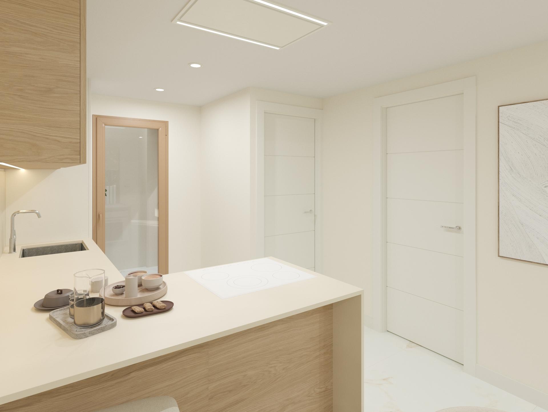 Upper level solarium of new-build bungalow, Dolores
