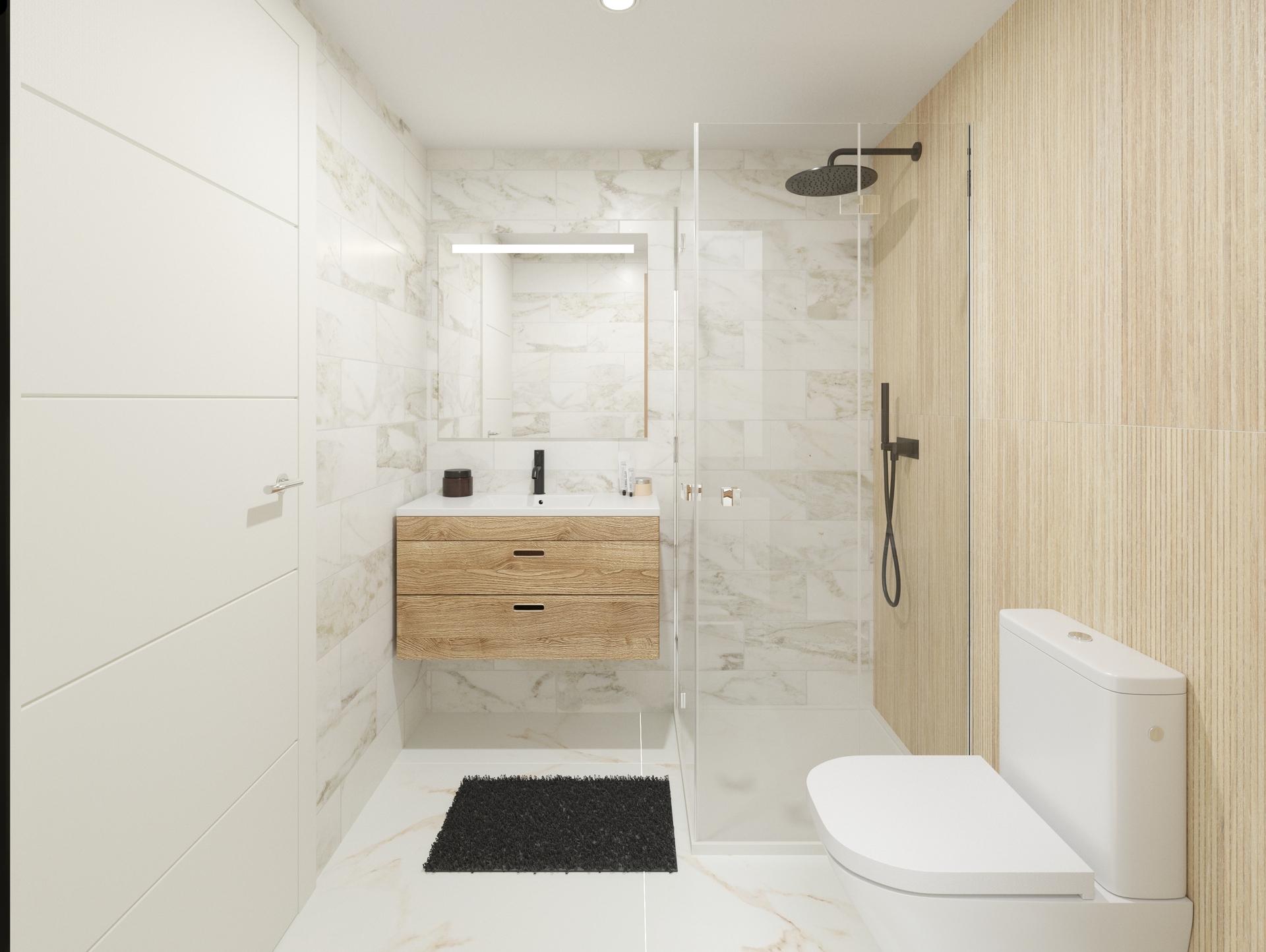 Third bathroom in new-build bungalow, Dolores, Alicante