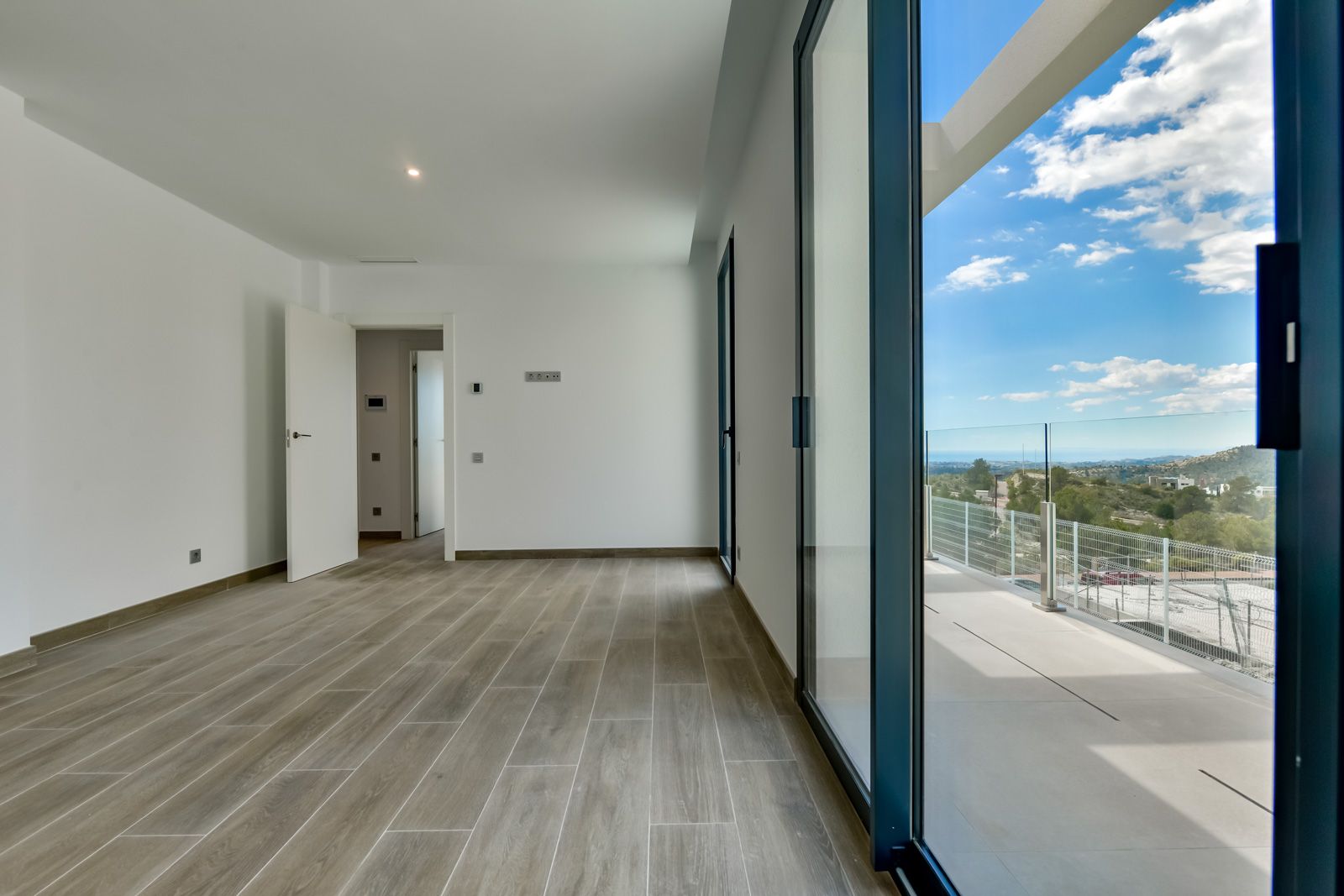 Upper floor plan of 7-bedroom new-build villa, Golf Bahía, Finestrat