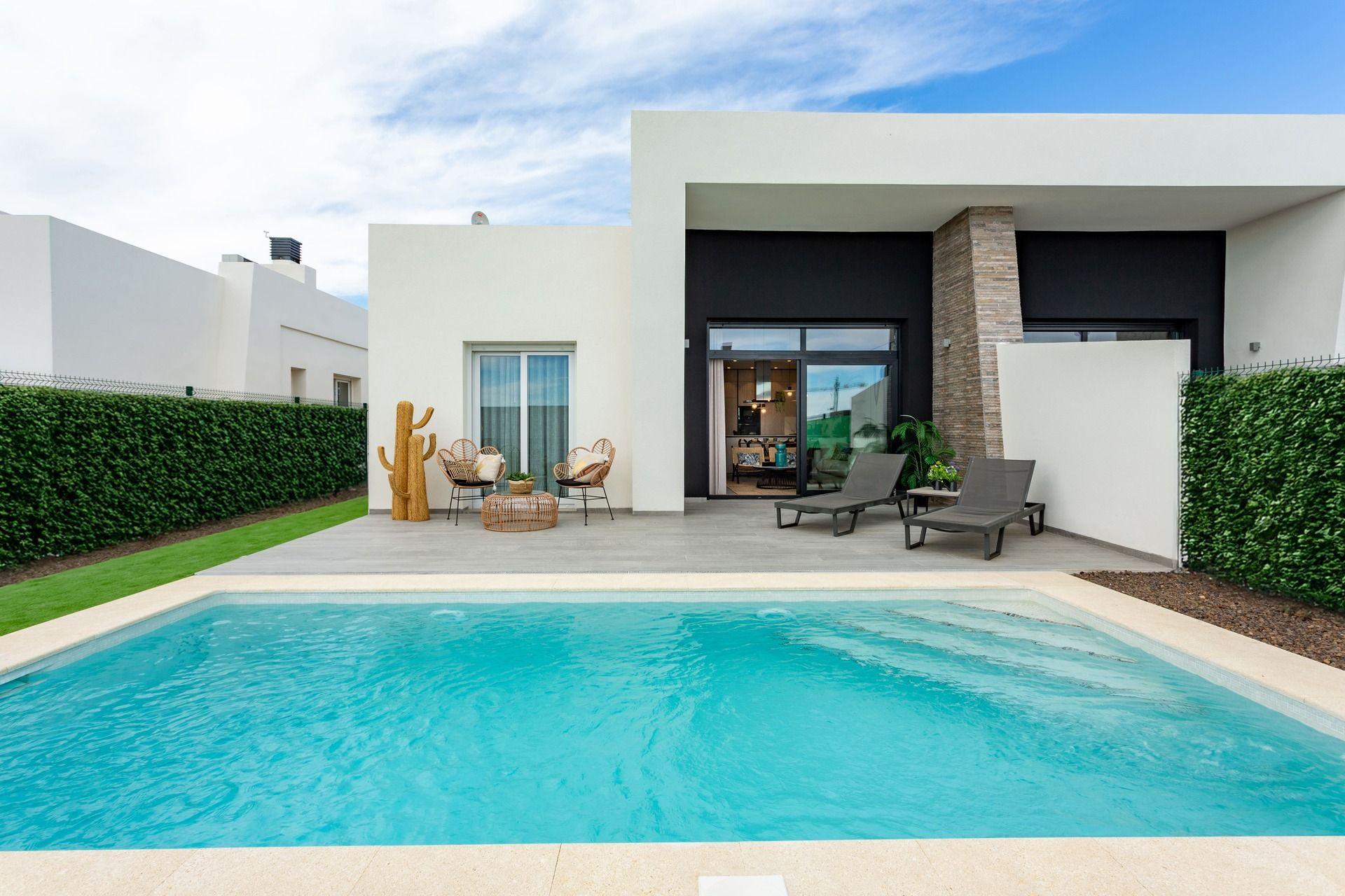 Communal pool area within La Finca Golf development, Algorfa