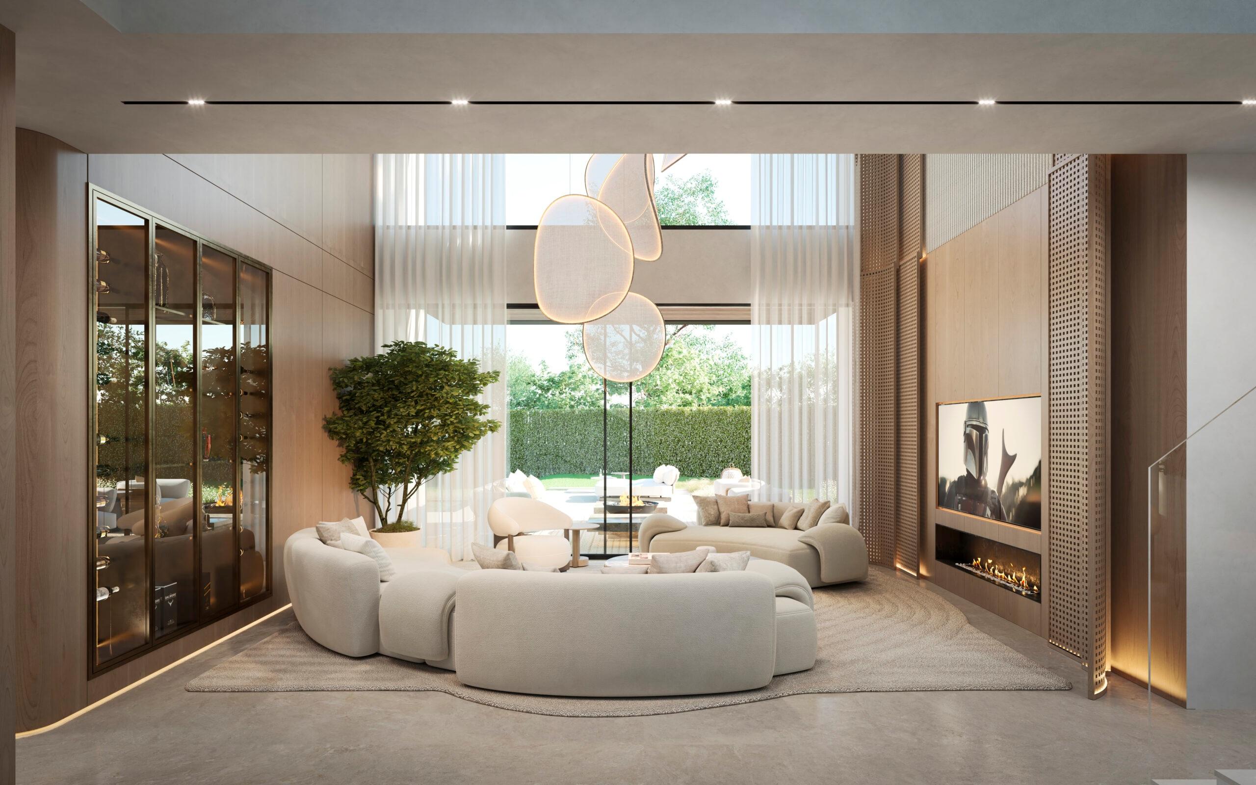 Pool terrace with outdoor seating in new-build villa, San Pedro de Alcántara