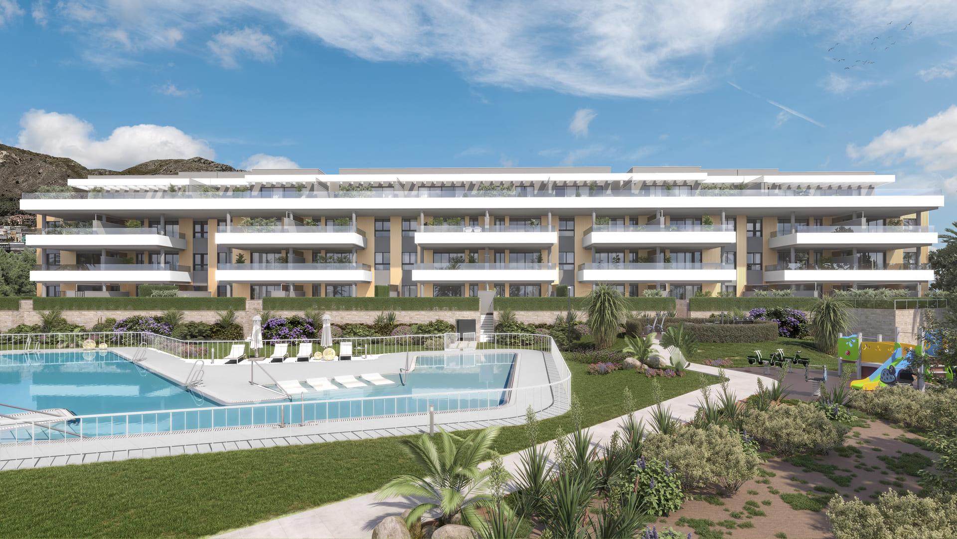 Second bedroom in ground-floor new-build apartment, El Pinillo, Torremolinos