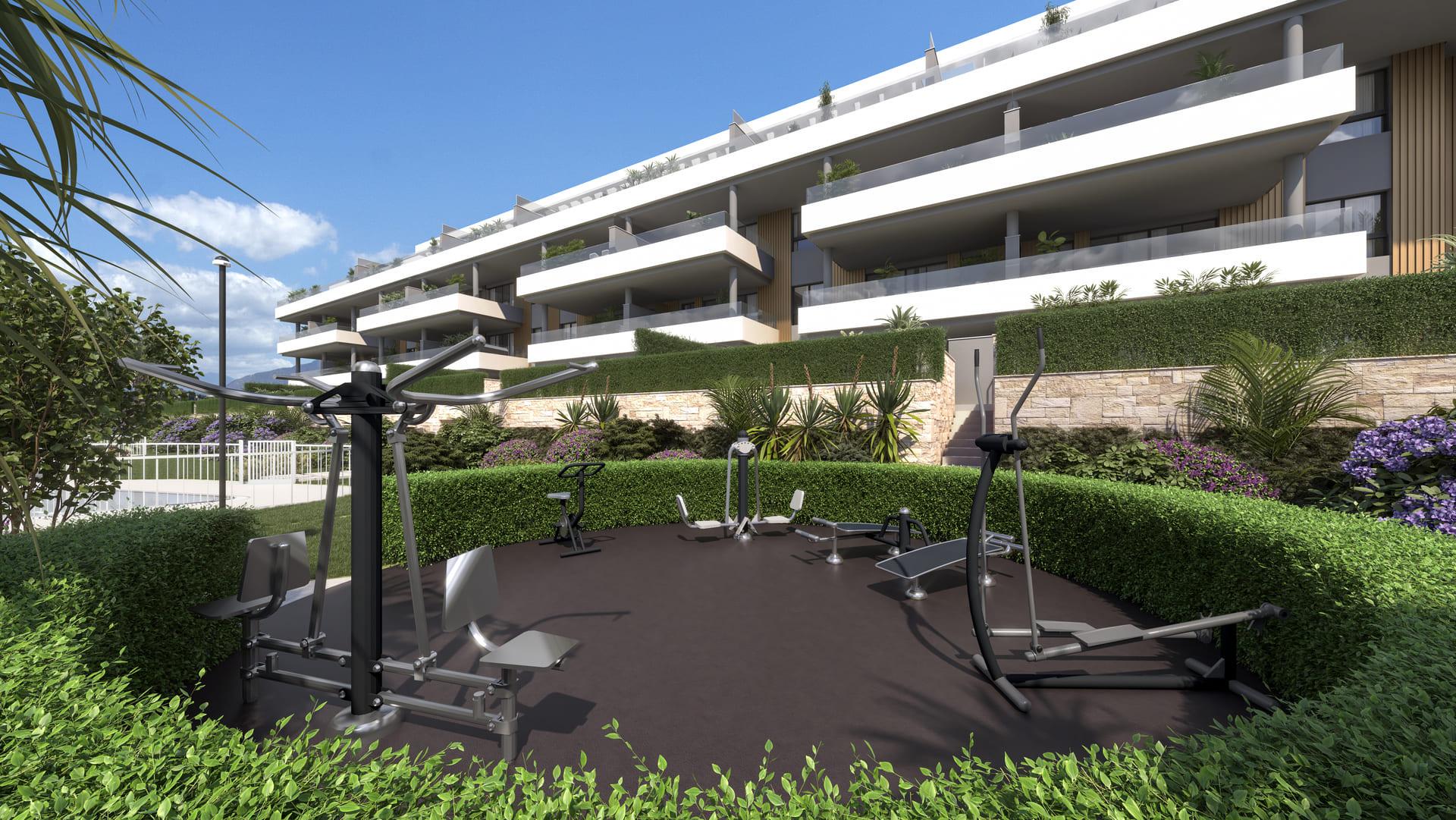 Private garden adjoining ground-floor apartment, El Pinillo, Torremolinos