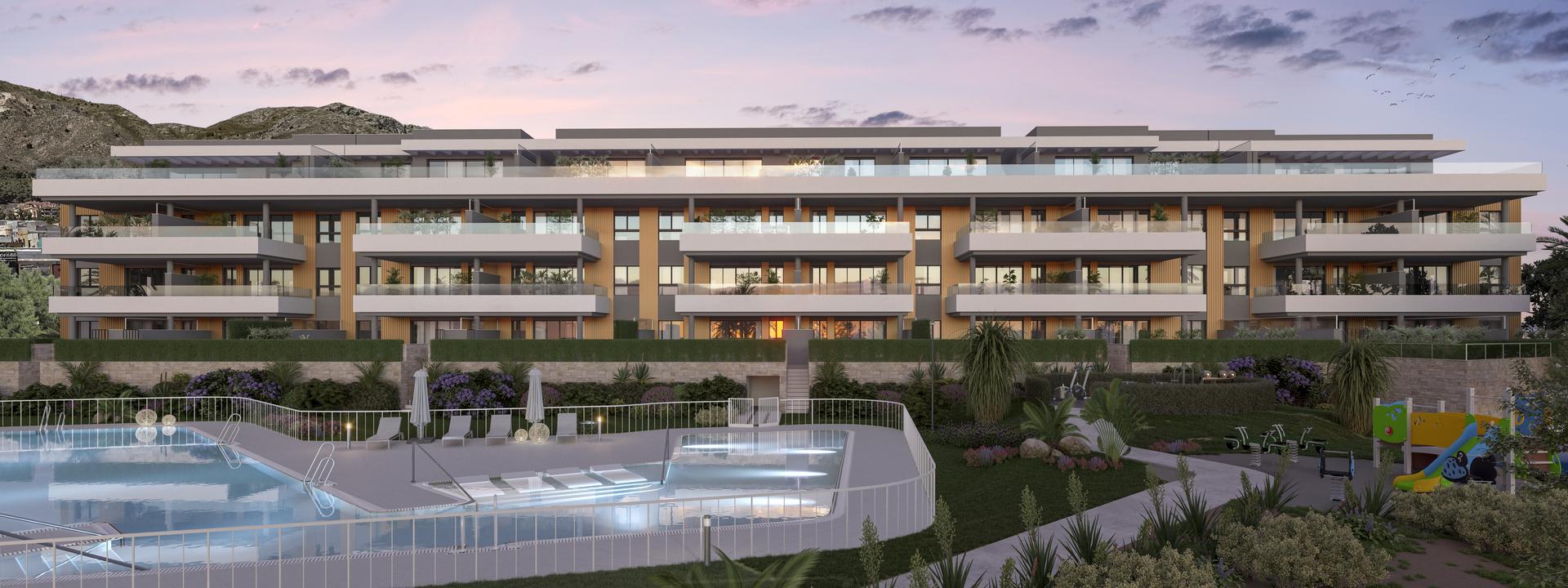 Fourth bedroom in ground-floor new-build apartment, El Pinillo, Torremolinos