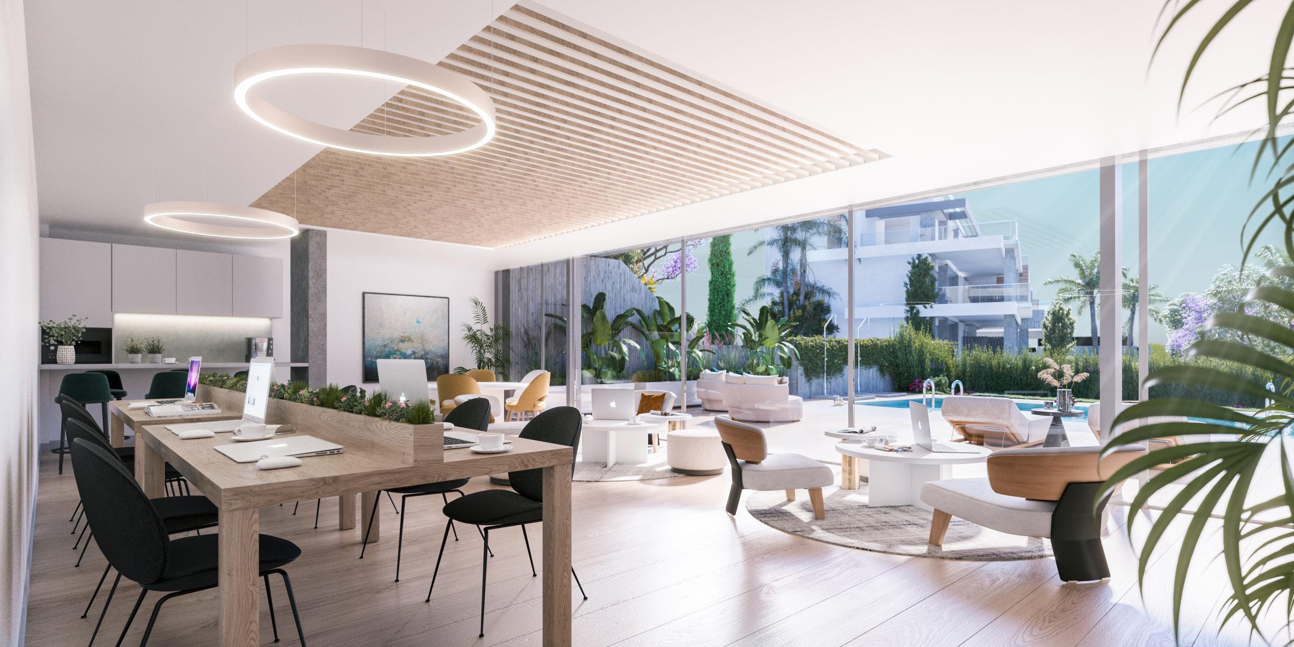 Communal outdoor pool within the development, Alto de los Monteros, Marbella