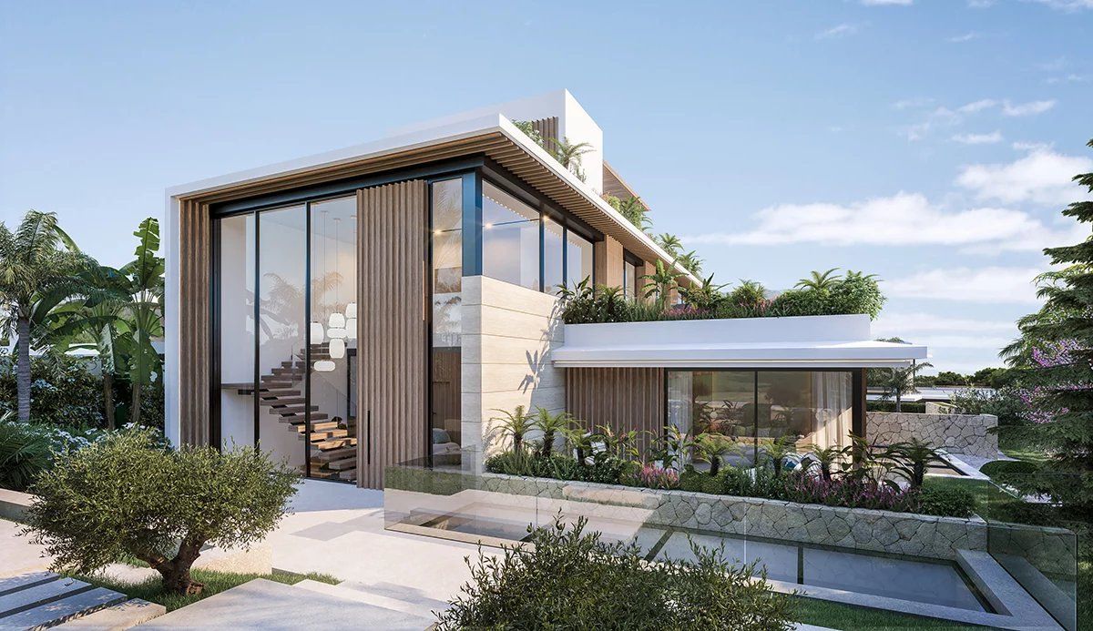 Rooftop solarium level of new-build villa, Cascada de Camoján, Marbella
