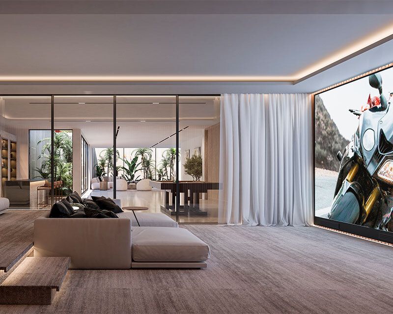 First floor plan of 5-bedroom new-build villa in Cascada de Camoján, Marbella