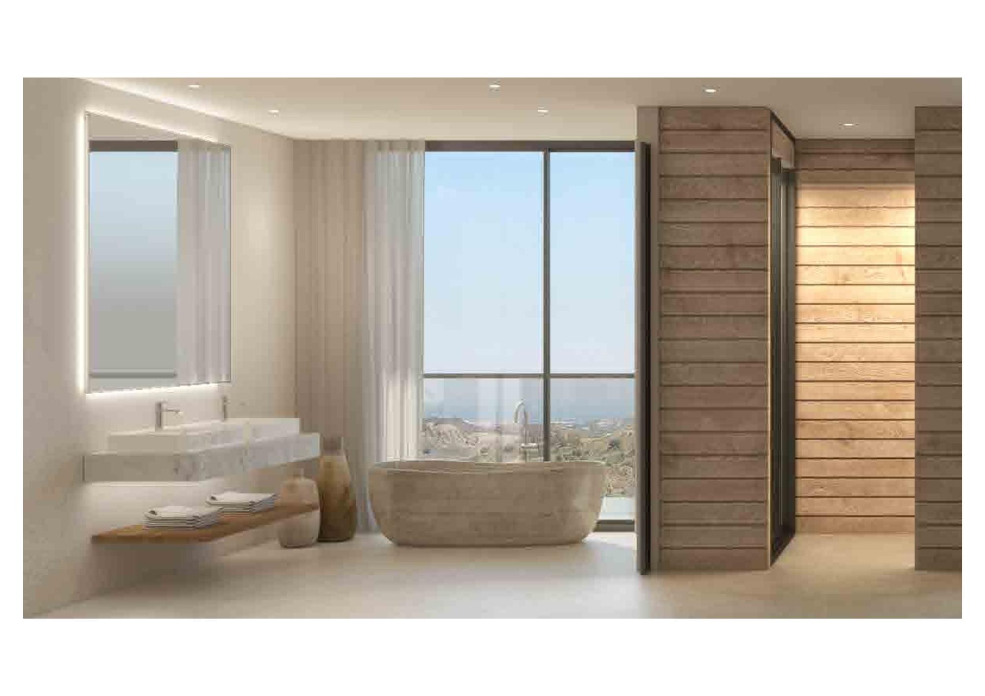 View from terrace of new-build villa in La Cala Golf, Mijas