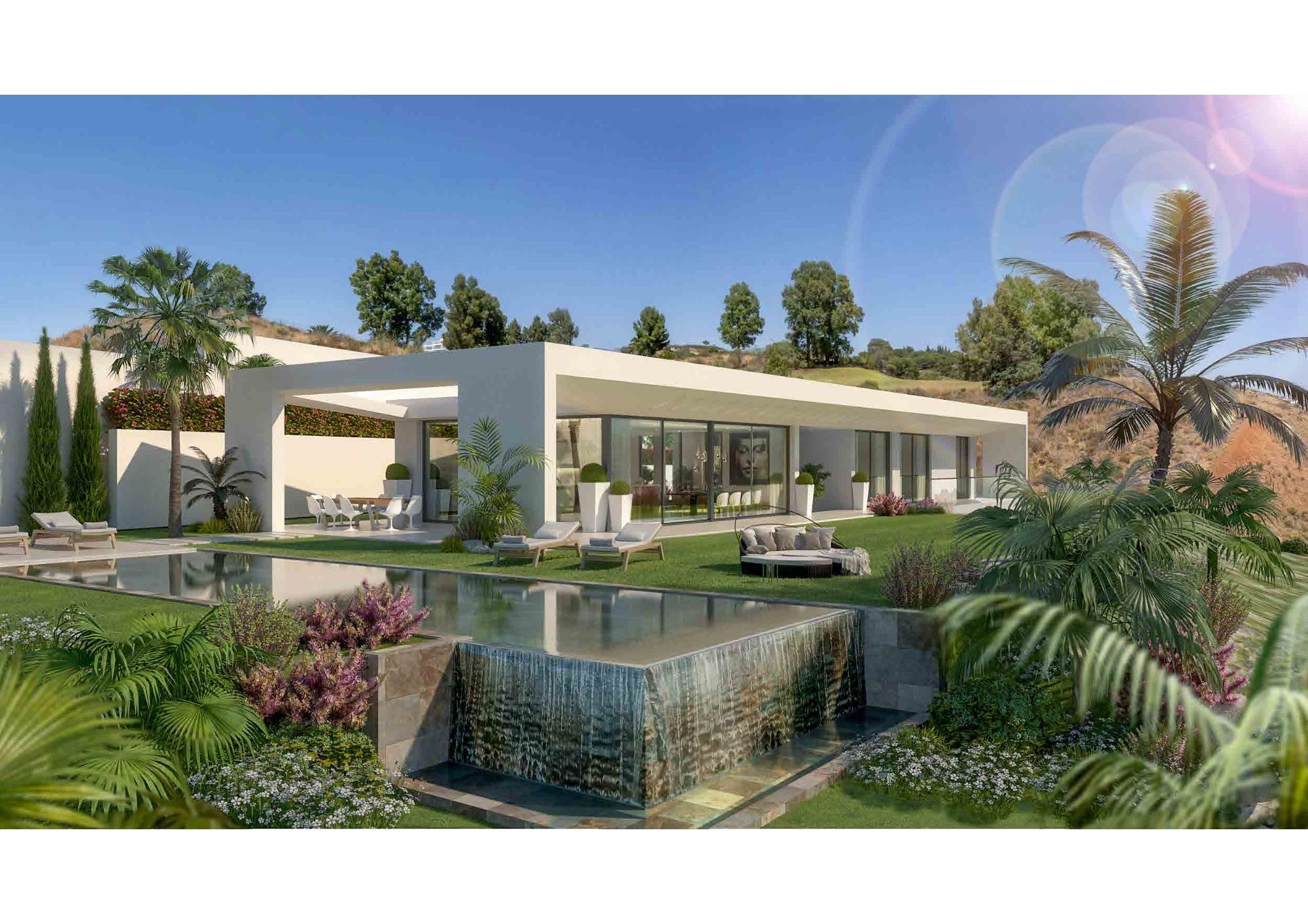 Open-plan living and dining area in 3-bedroom villa, La Cala Golf, Mijas