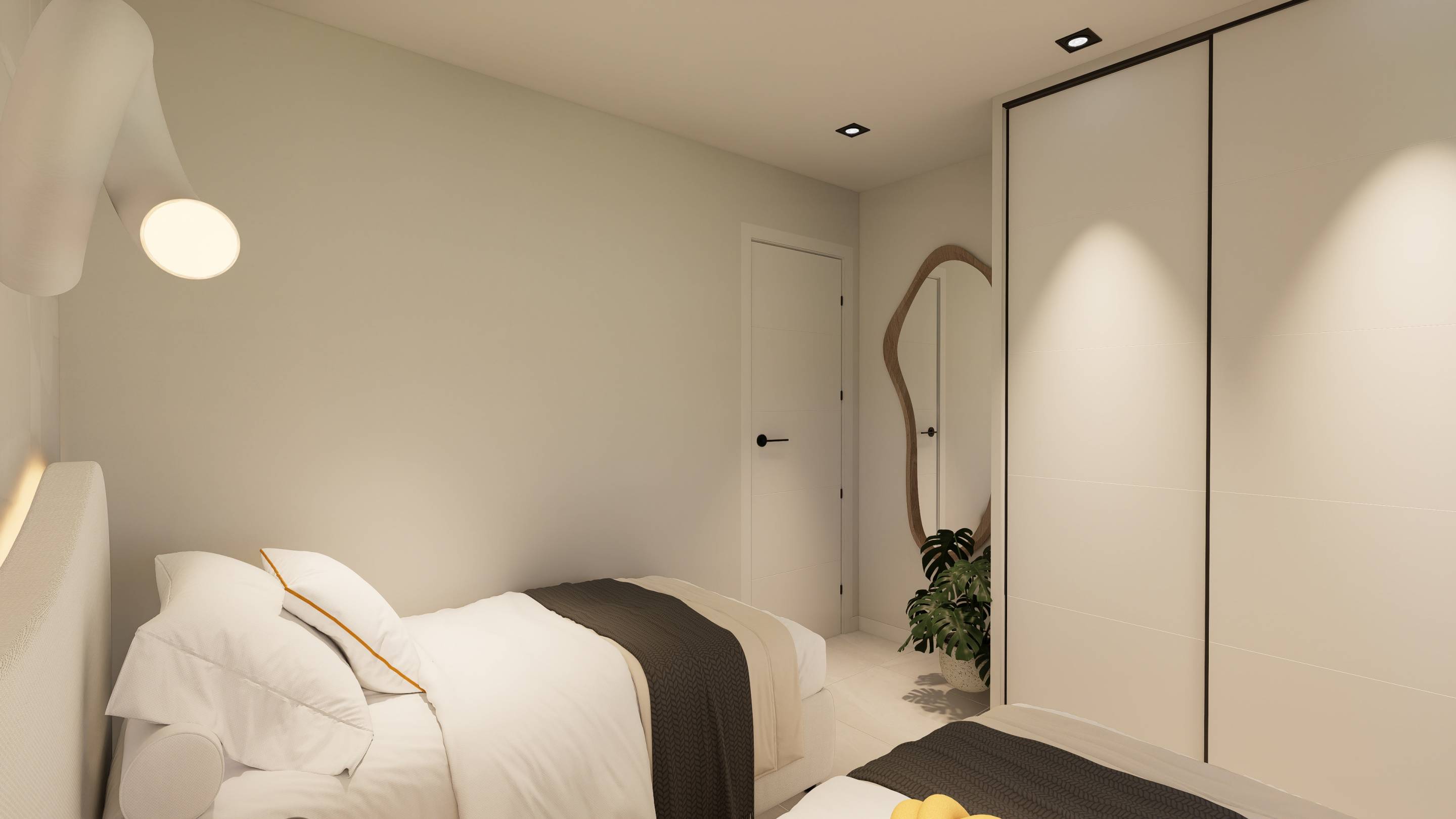Second bathroom with fittings in 2-bedroom new-build bungalow, Zona Pueblo