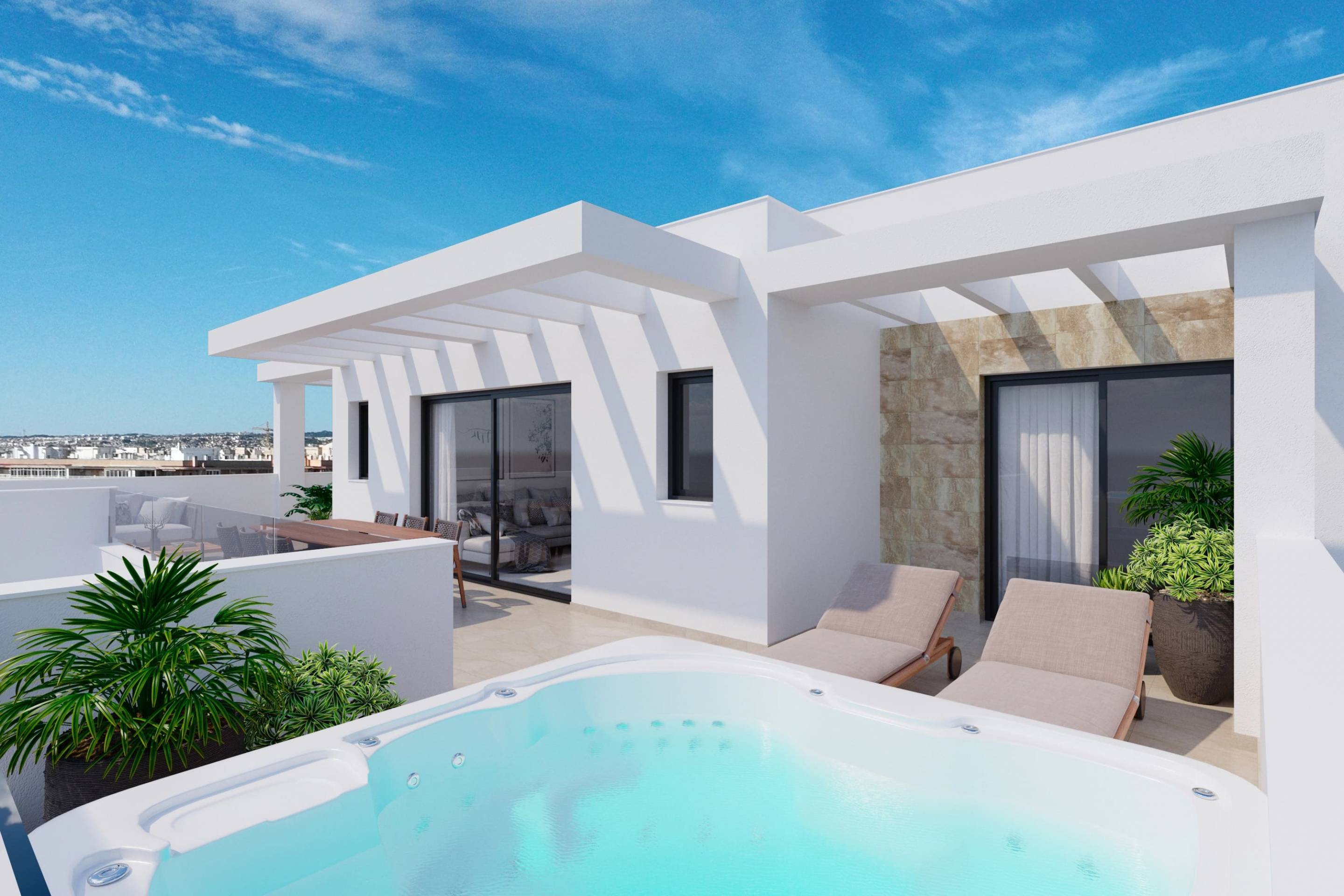 Window with sea view, living room, Playa del Cura apartment