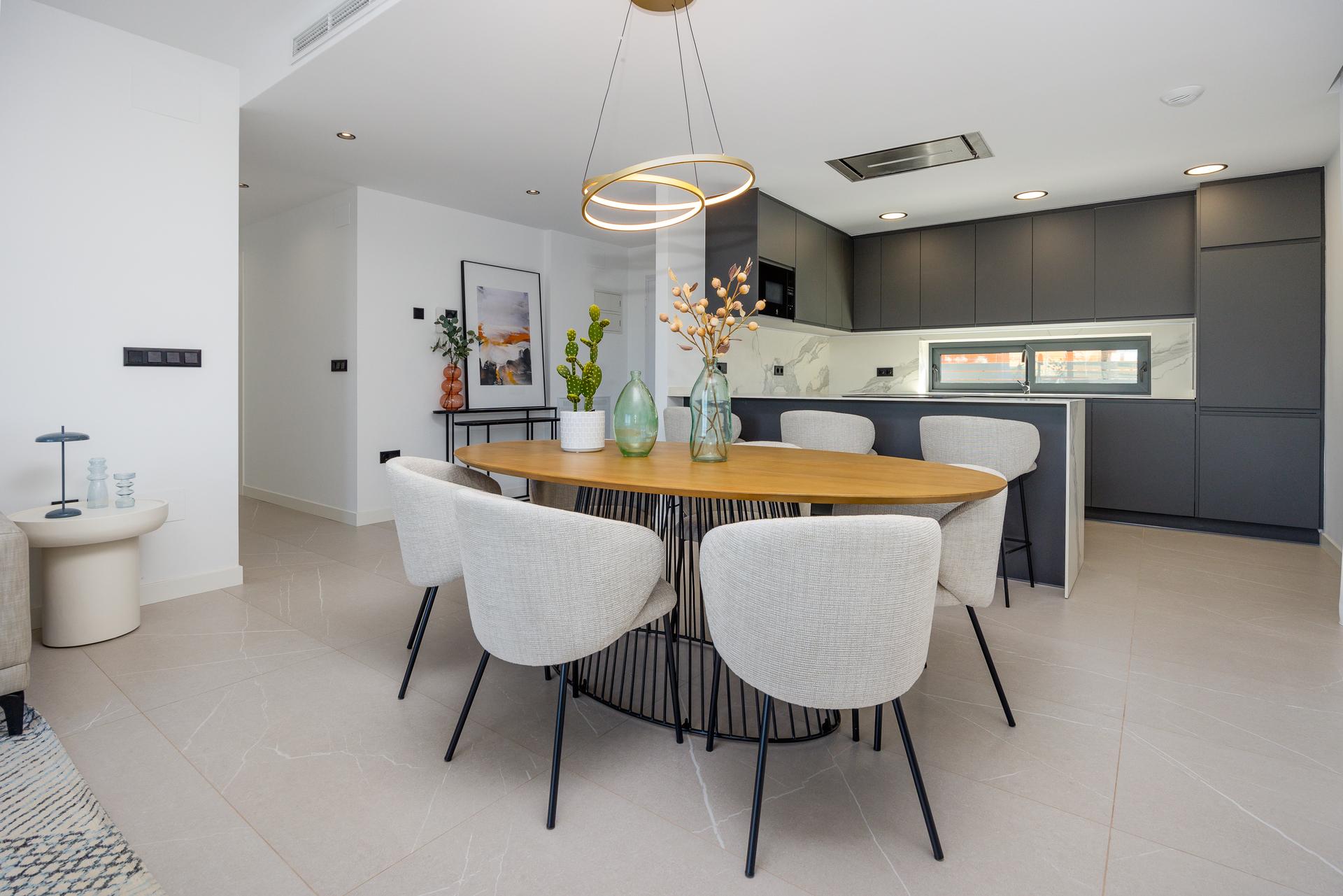 Private garden surrounding new-build villa on 247m2 plot, Torreblanca