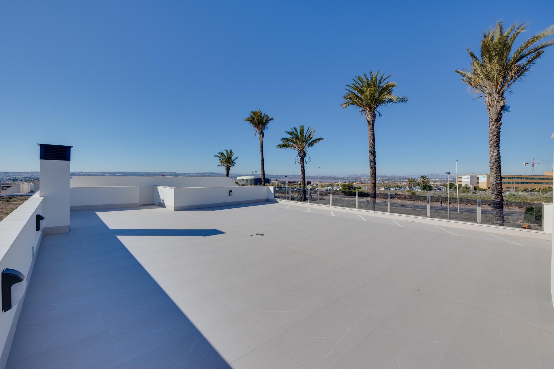 Interior corridor in single-storey new-build villa, Torreblanca