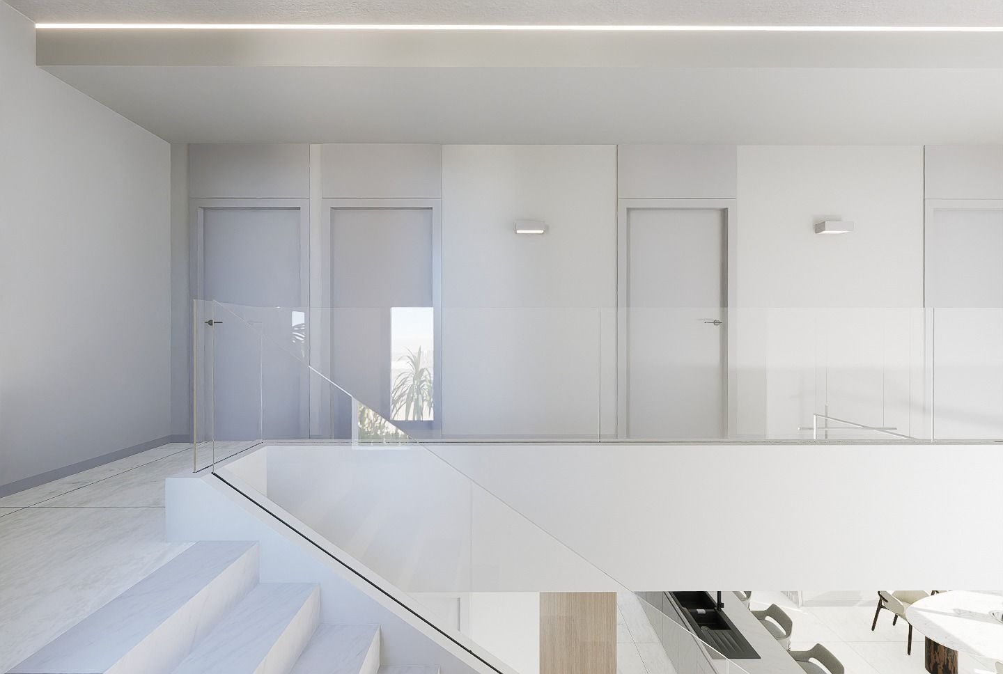 Kitchen worktop and cabinetry detail in new-build villa, Coloma, La Nucía