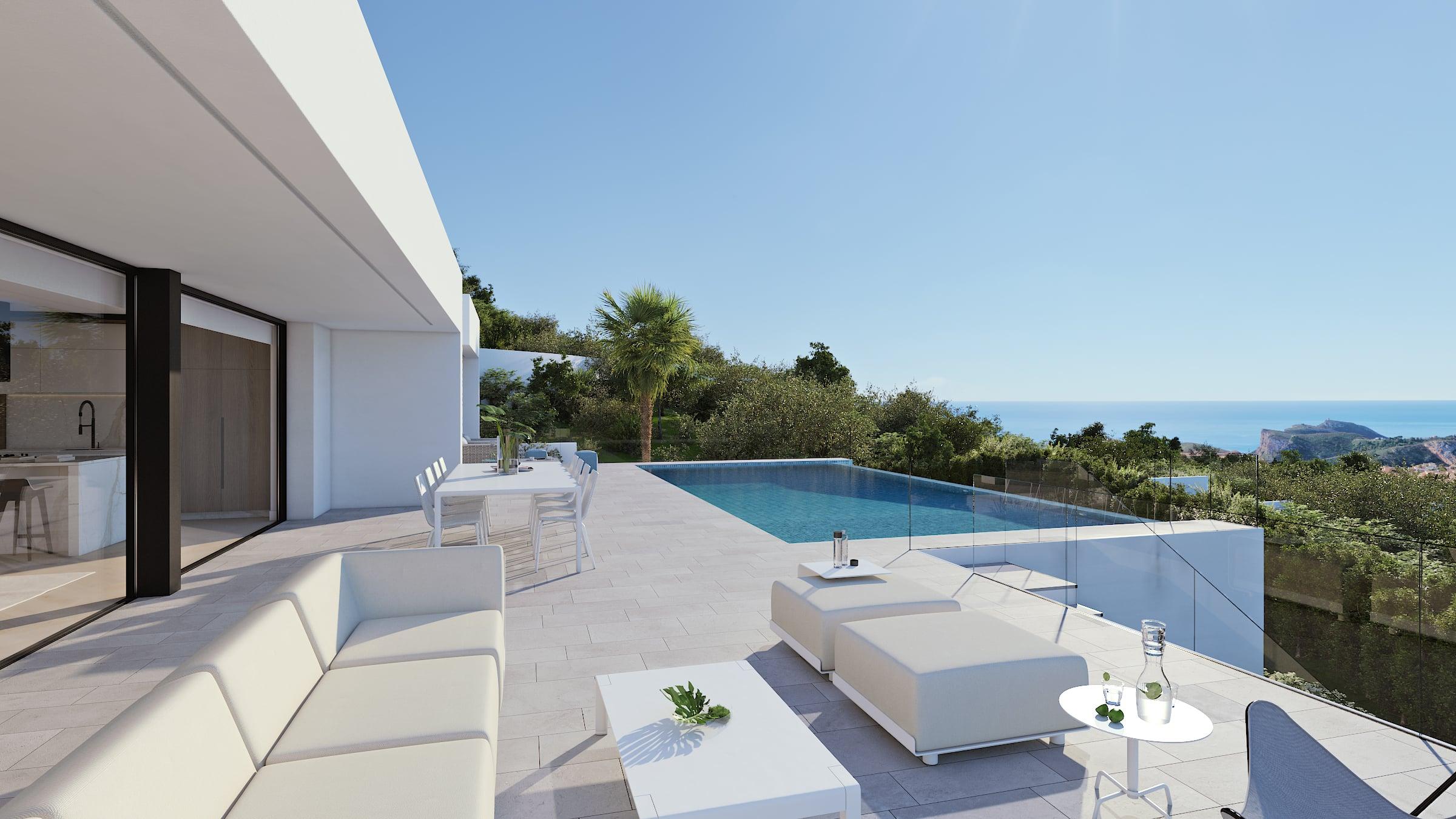 Second bedroom in new-build villa on 1,338 m2 plot, Benitachell