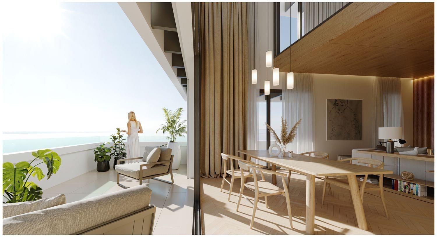 Communal pool and terrace in new-build development, Carretera de Cádiz, Málaga