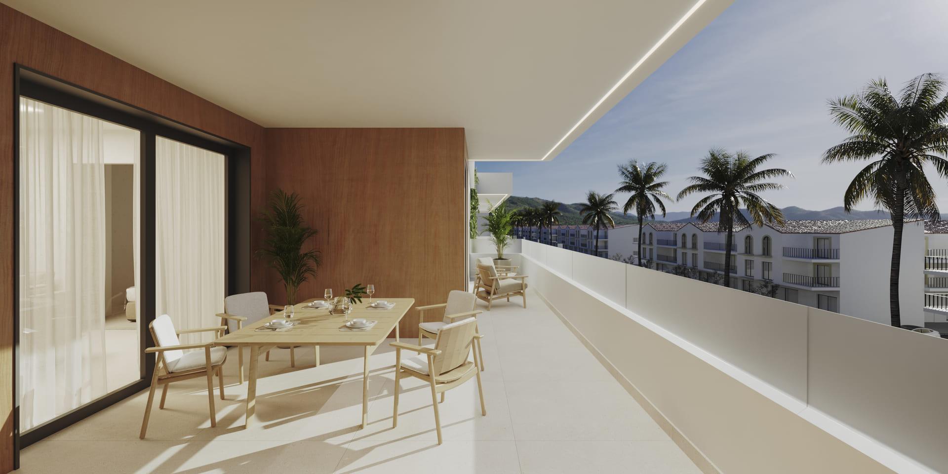 Bathroom tiling and fixtures in new-build apartment, San Pedro de Alcántara, Costa del Sol