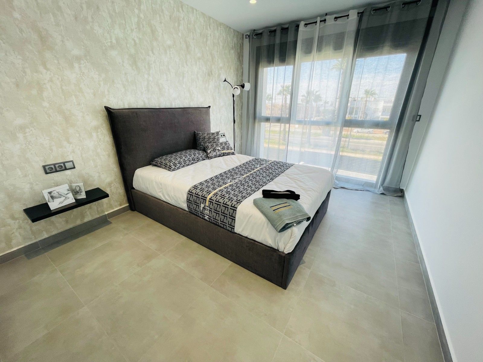 Ceiling and lighting in living room of 5-bedroom villa, Torreblanca