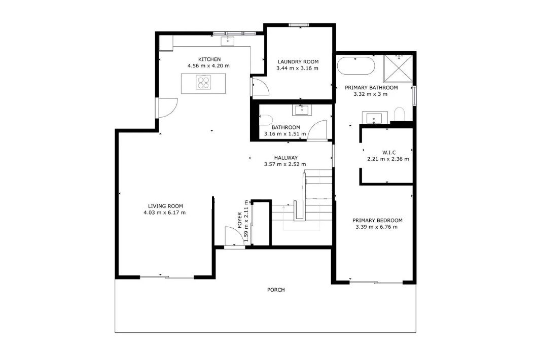 Ground floor plan of 5-bedroom new-build villa, Torreblanca, Torrevieja