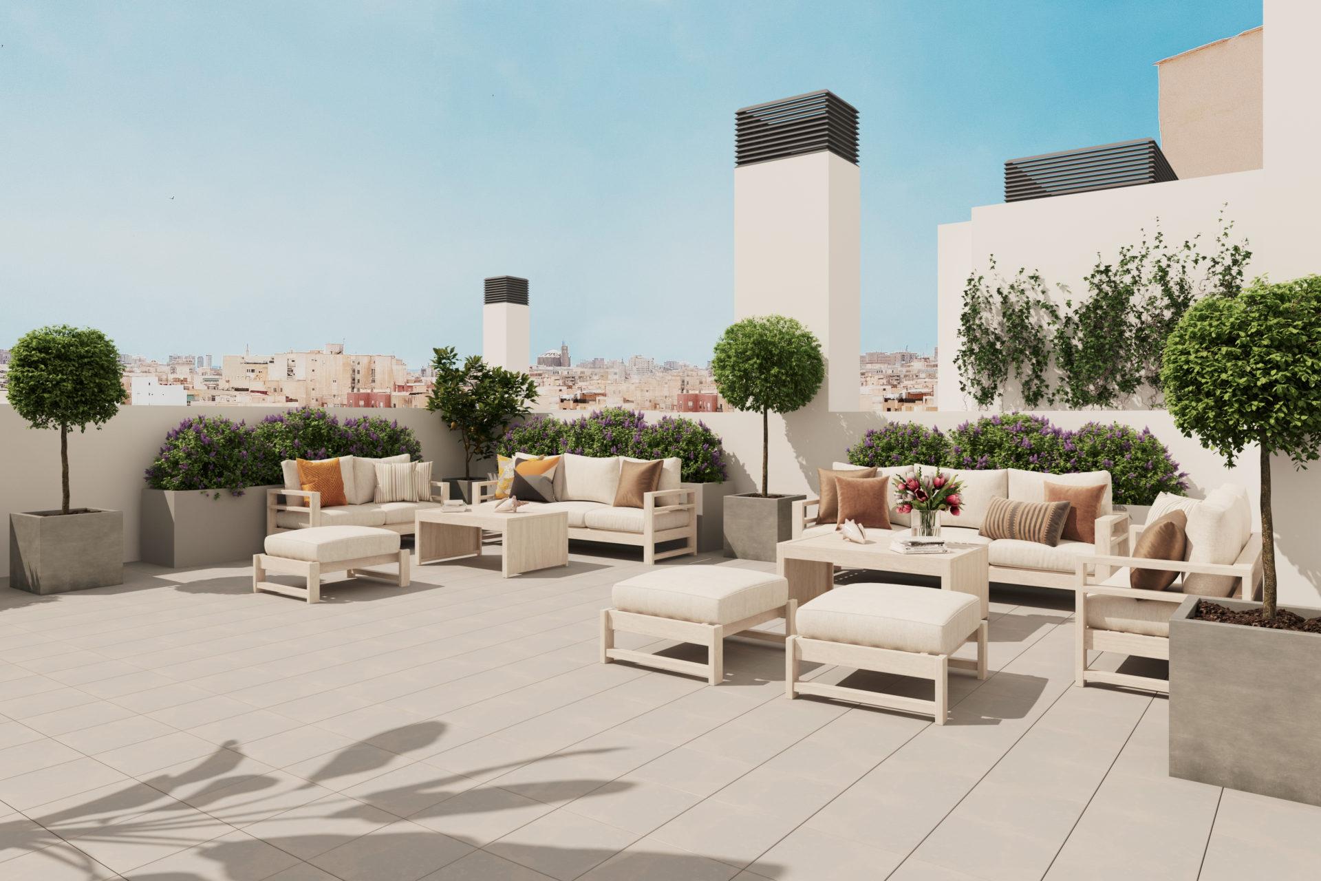 Two underground parking spaces included with new-build apartment, Gamarra, Málaga