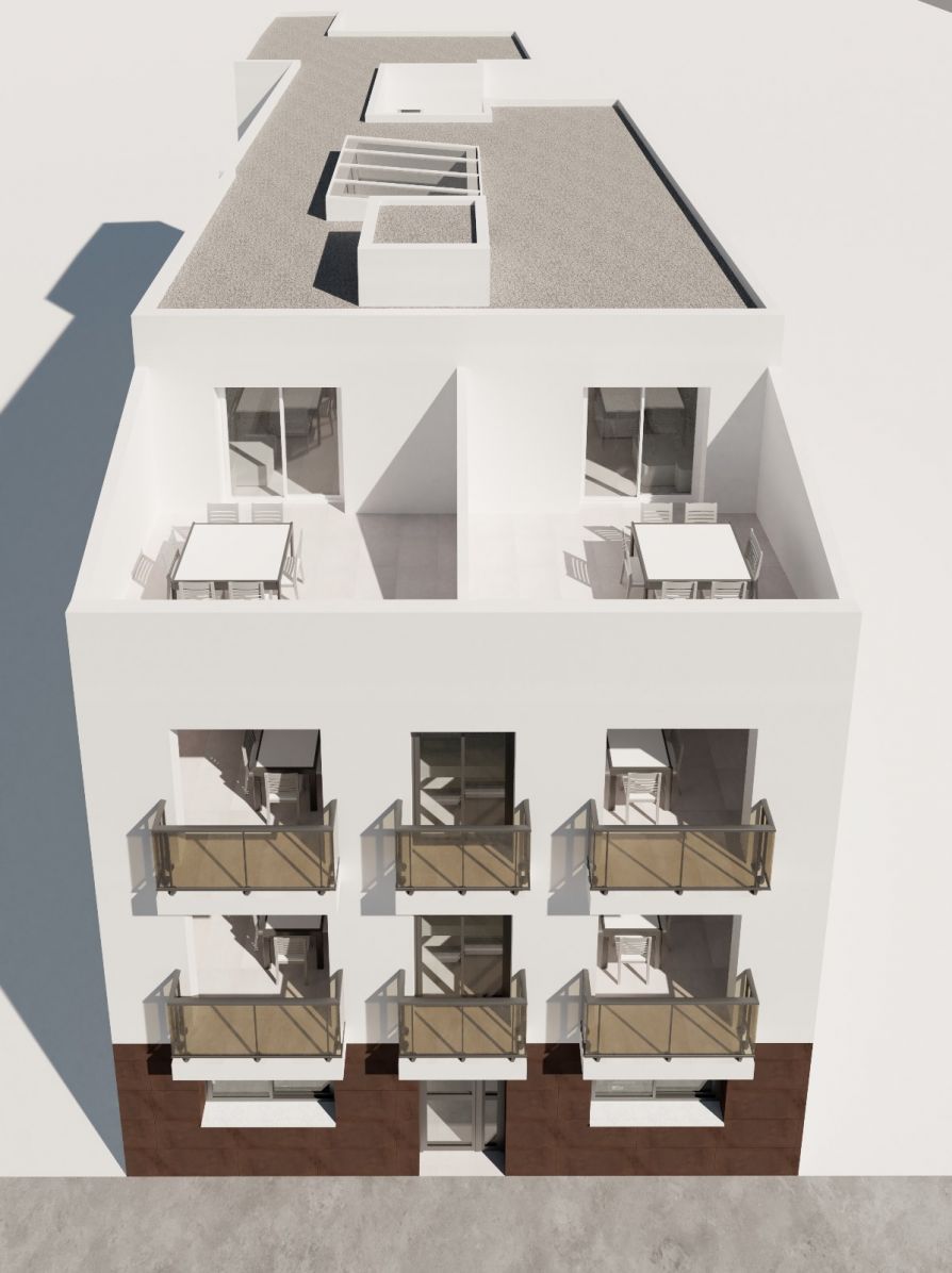 PVC double-glazed window detail in new-build apartment, Centro, Fuengirola