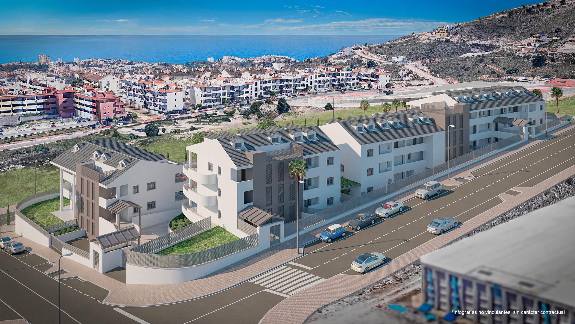 Two underground parking spaces included with ground-floor apartment, Santangelo Norte, Benalmádena