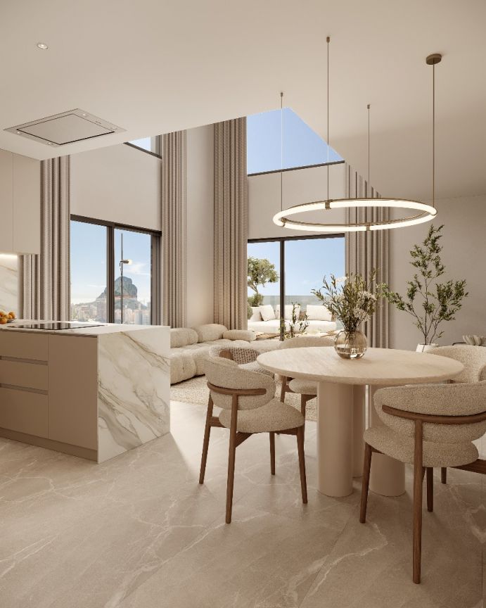 Site plan of new-build residential complex, Playa Arenal-Bol, Calpe