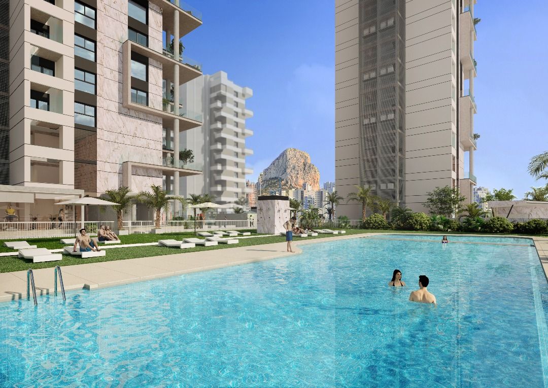 Second bedroom in new-build apartment on first floor, Playa Arenal-Bol, Calpe