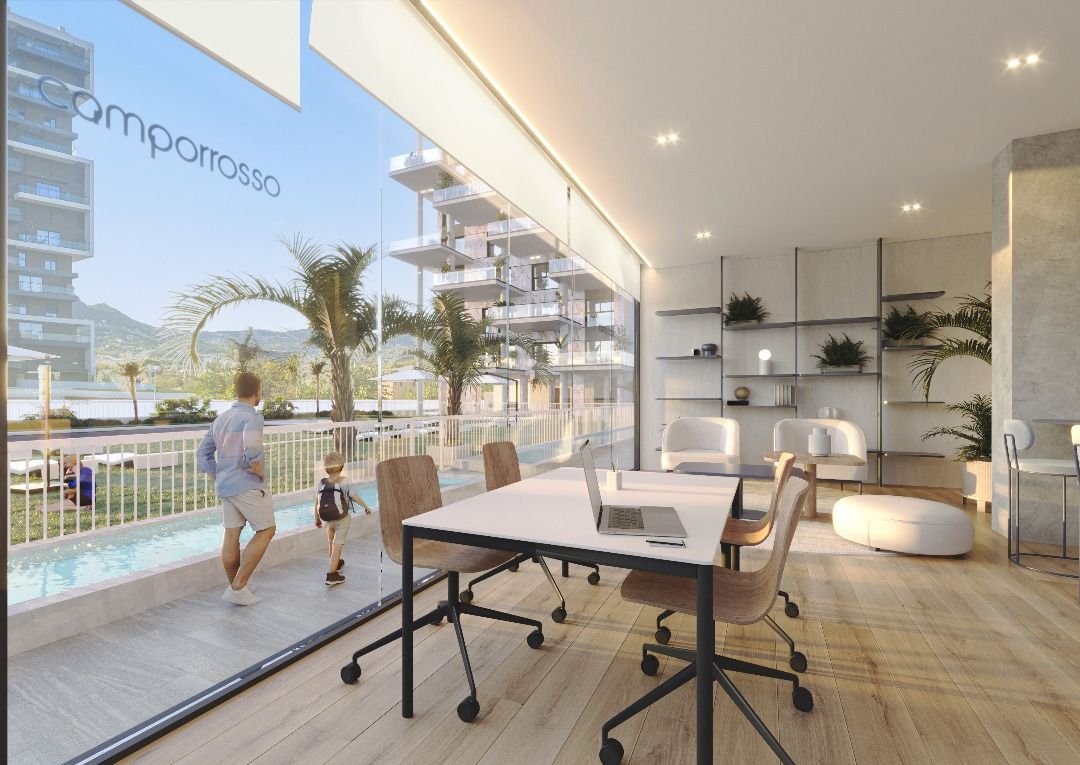 Hallway and storage area in 2-bedroom new-build apartment, Playa Arenal-Bol, Calpe
