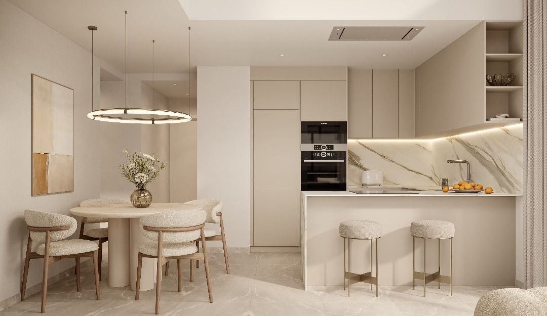 Home automation panel in 3-bedroom penthouse, Playa Arenal-Bol, Calpe