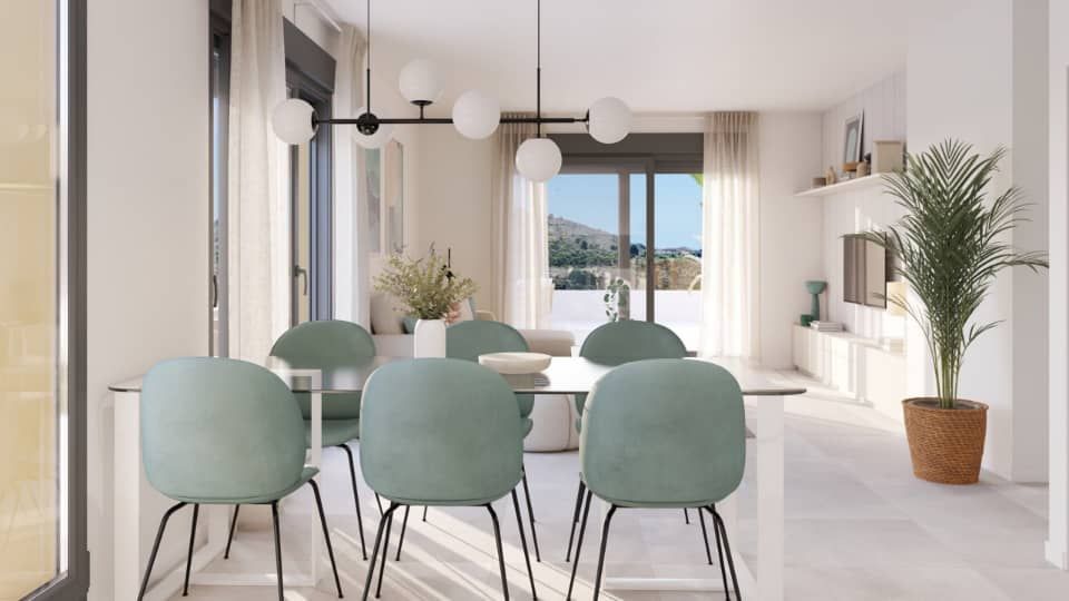 Lift interior serving 2-storey new-build development, La Cala de Mijas