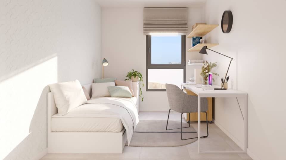 Terrace with outdoor seating area, new-build penthouse, La Cala de Mijas
