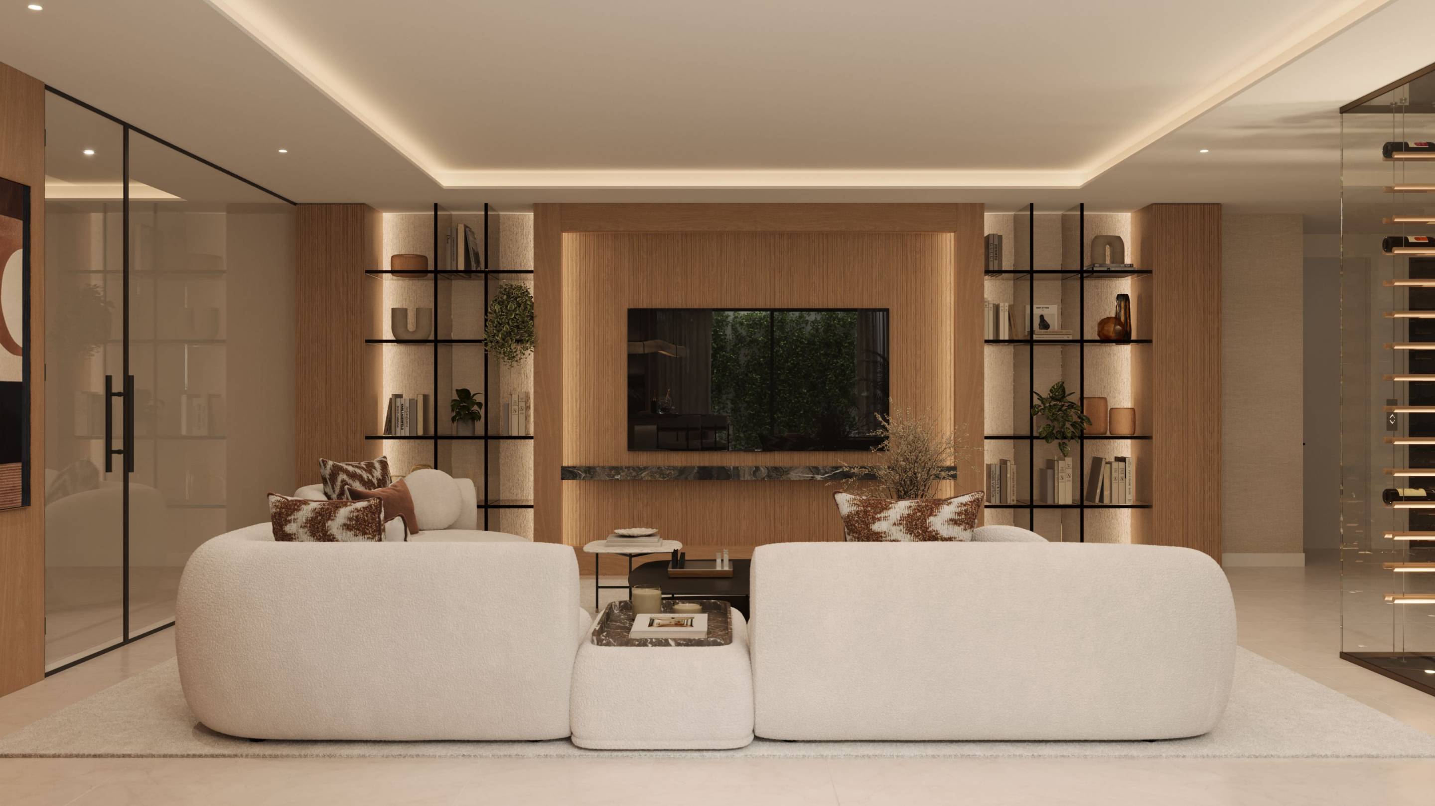 Modern kitchen with high-end appliances in new-build villa, Linda Vista, Marbella