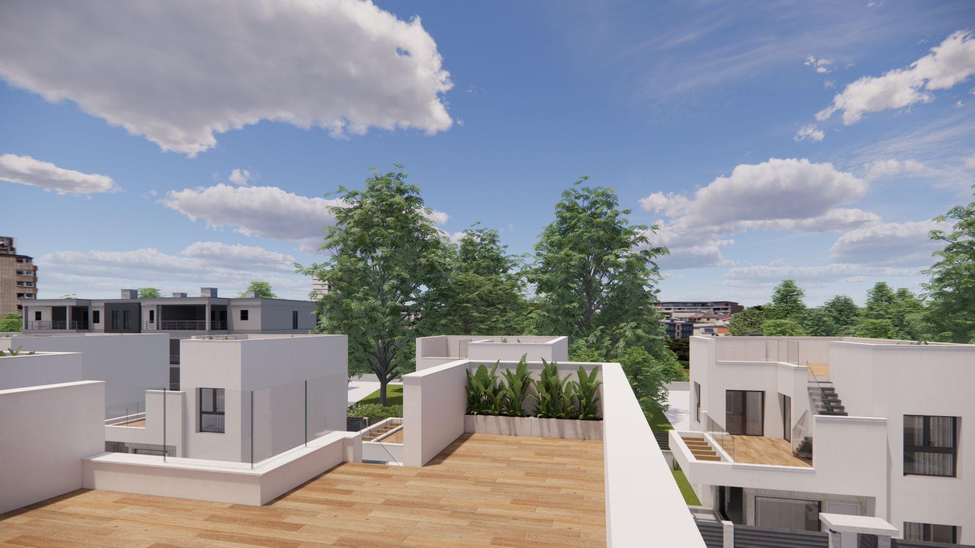 Upper terrace level of townhouse solarium, Los Montesinos
