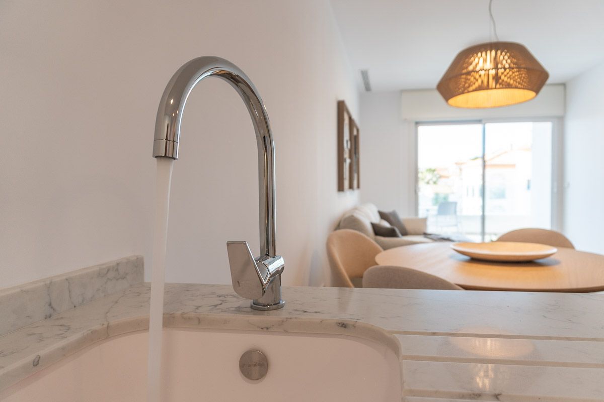 Utility room inside residential complex, La Zenia, Orihuela Costa