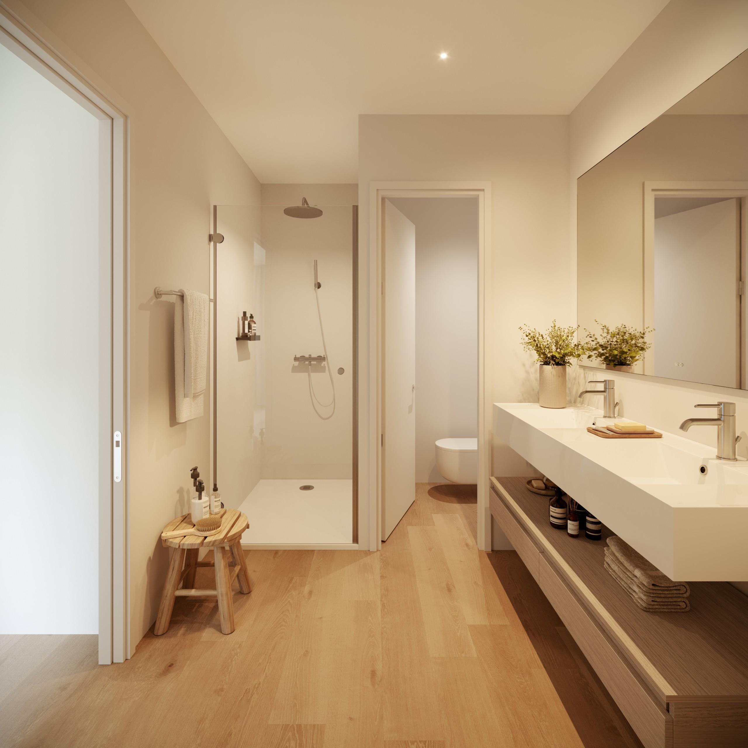 Third bathroom in ground-floor new-build townhouse, El Higuerón, Fuengirola