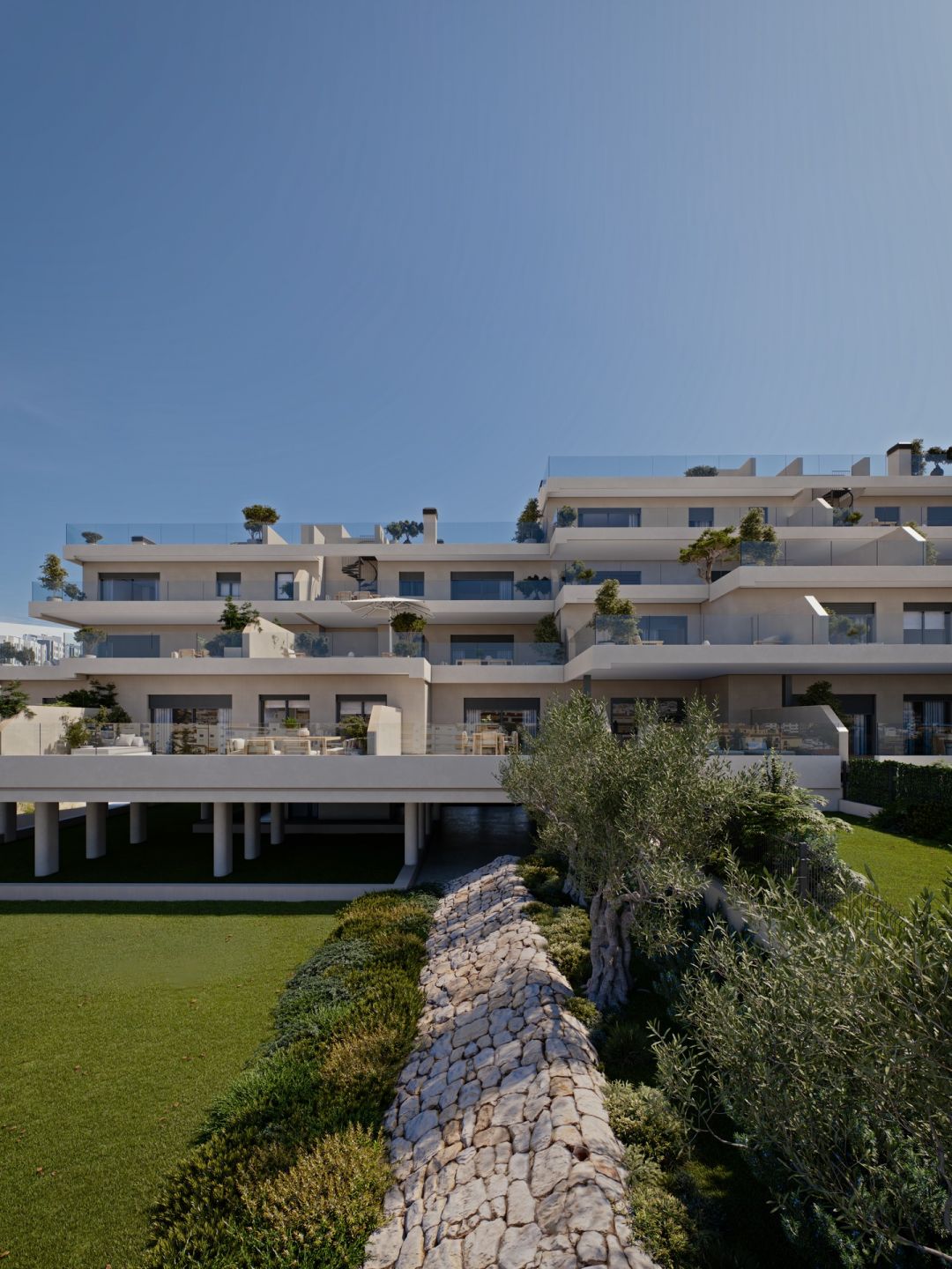 Second bathroom in 3-bedroom new-build apartment, Las Mesas, Estepona