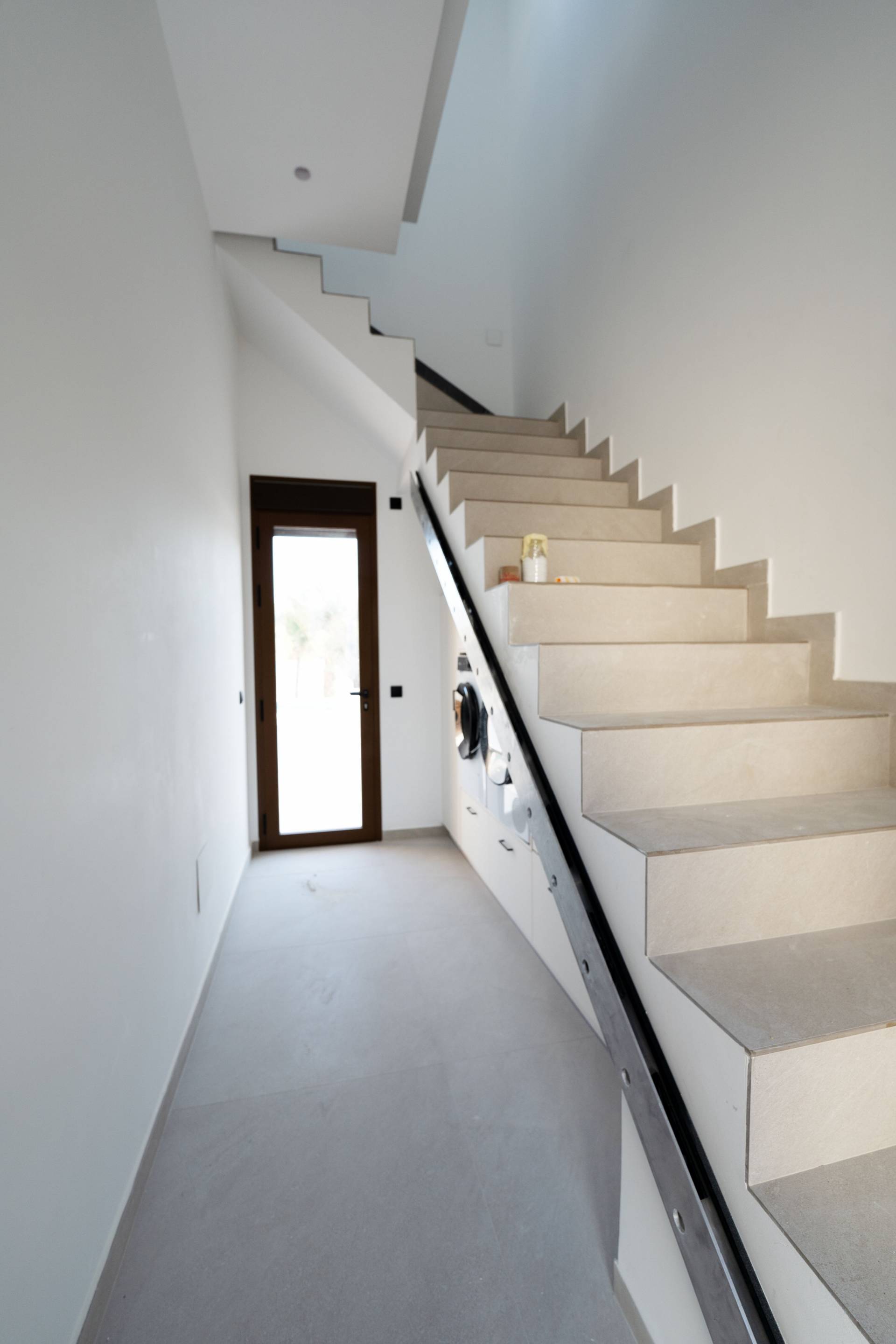Entrance hallway and staircase, new-build villa, La Marquesa, Rojales