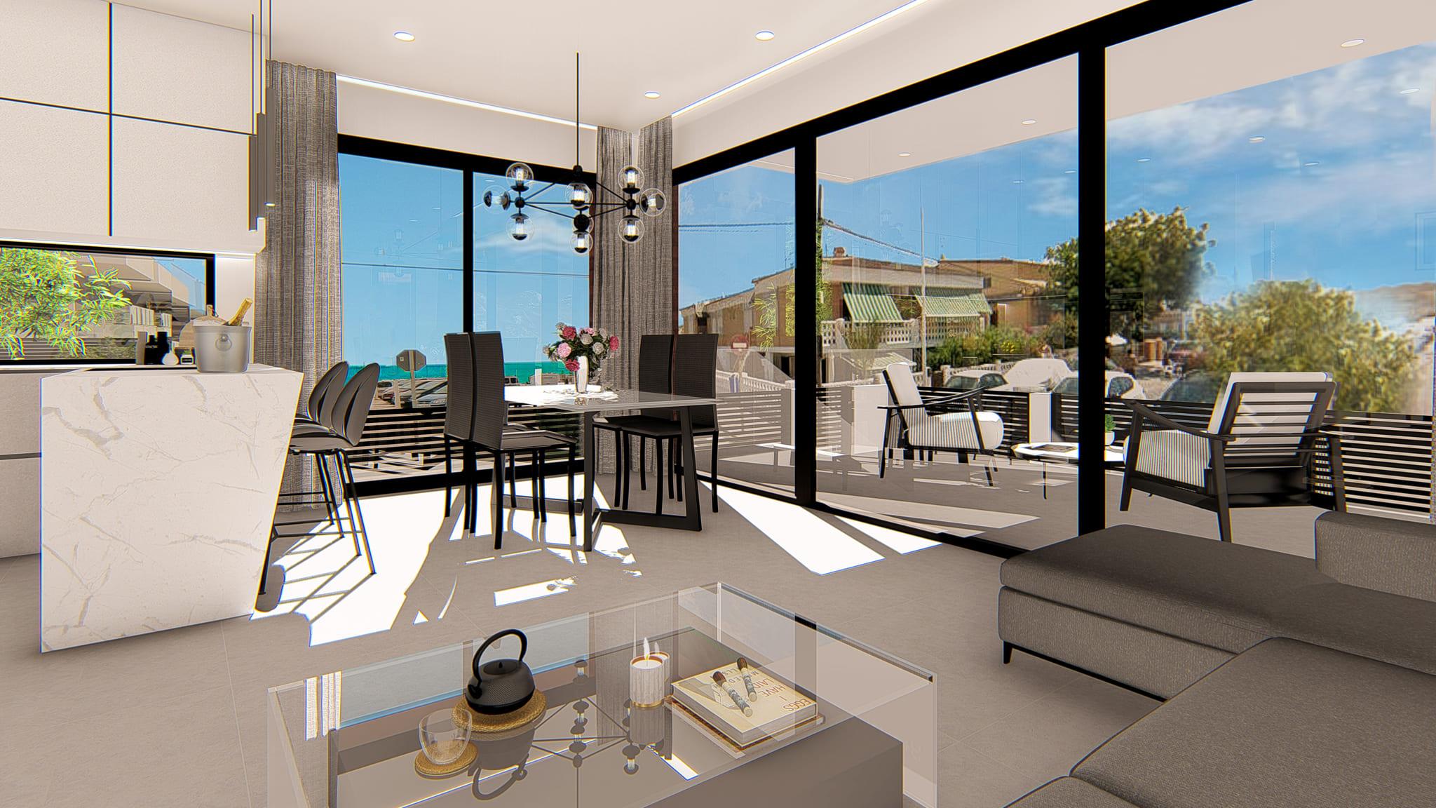 Third bedroom in 4-bedroom townhouse, La Mata, Torrevieja