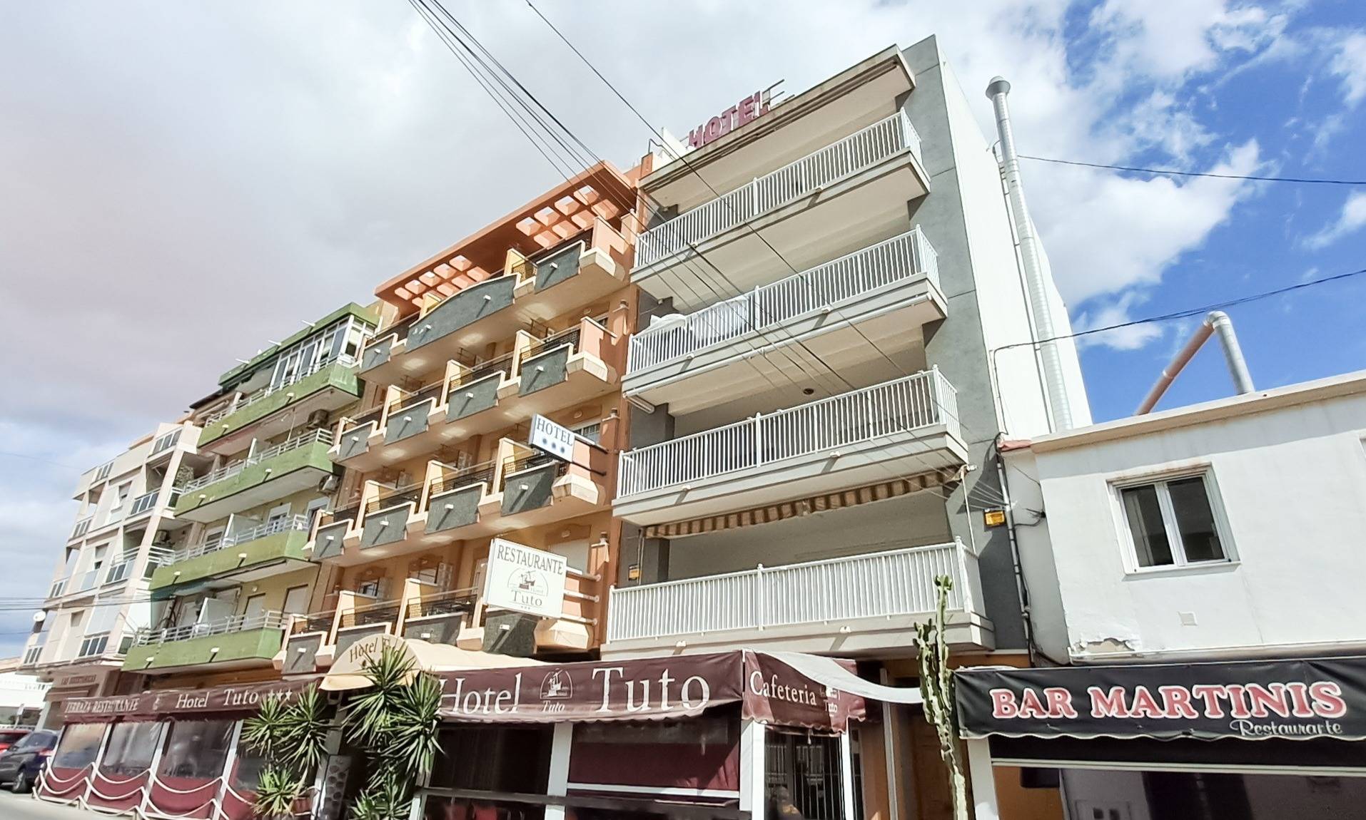 Entrance area of building, Playa de los Naufragos, Torrevieja
