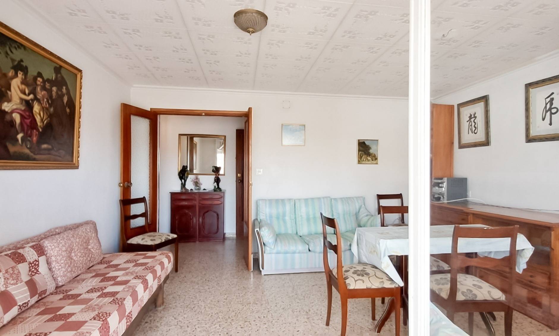 Kitchen area in 3-bedroom penthouse on 4th floor, Playa de los Naufragos, Torrevieja