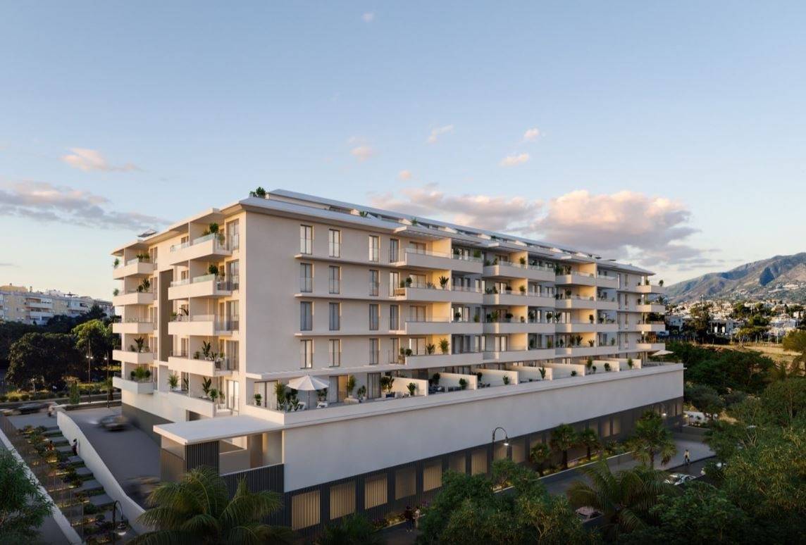 Residential building exterior in El Tejar, Fuengirola
