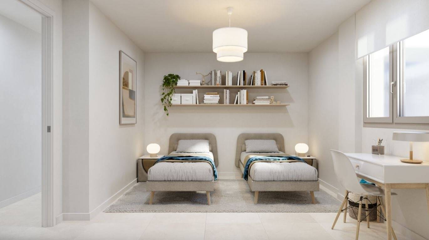 Bathroom in ground-floor apartment, El Tejar, Fuengirola