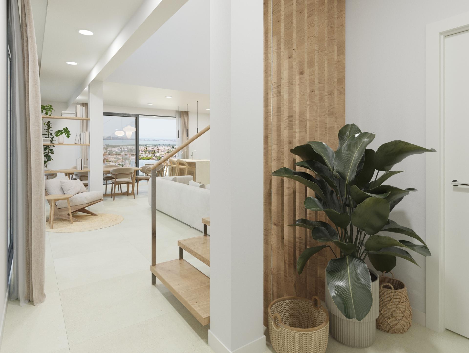 Second bathroom interior with contemporary fittings, 3-bedroom villa, Ciudad Quesada