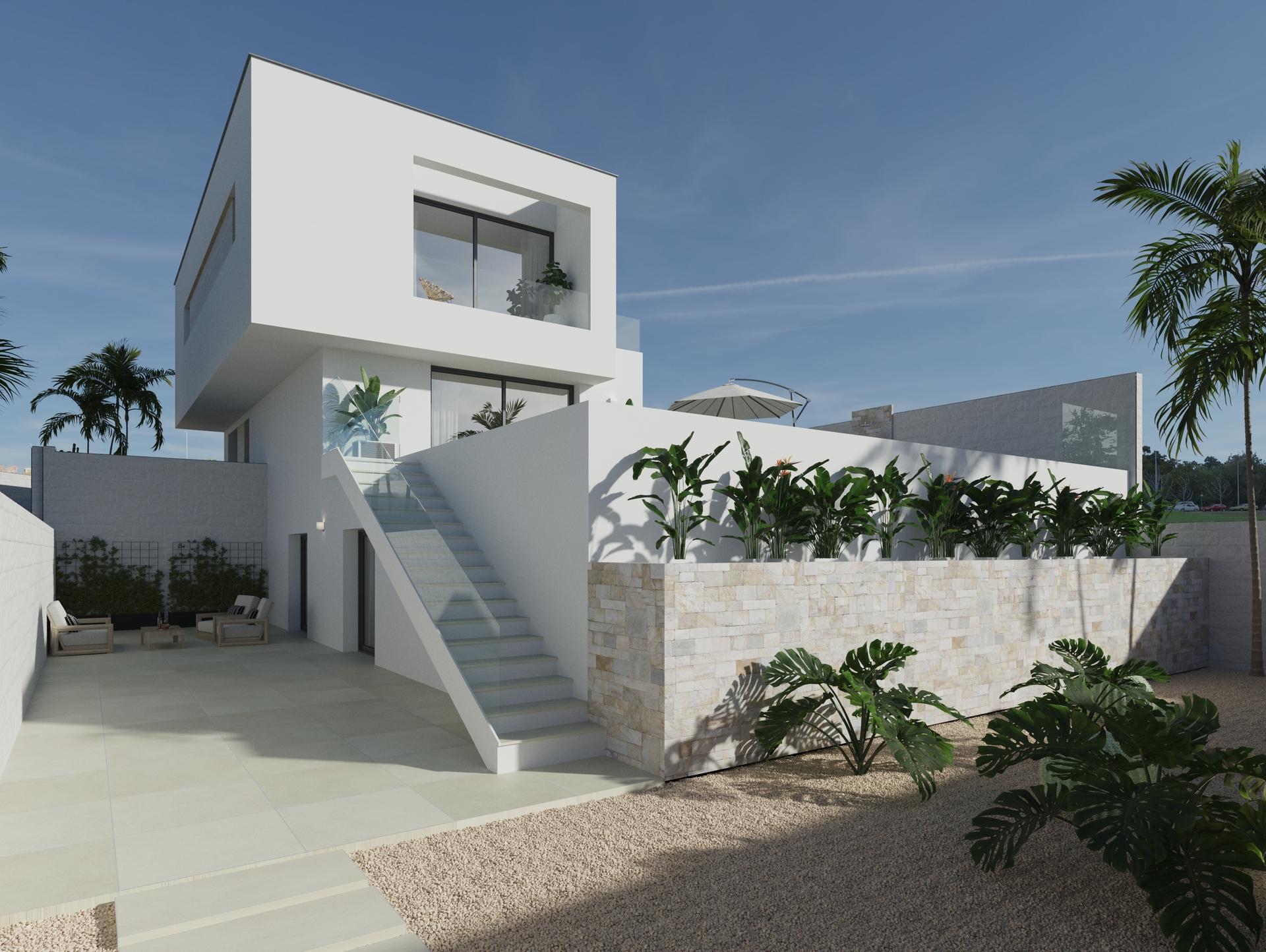 Ceiling finish and interior detail in main living room, new-build villa, Ciudad Quesada