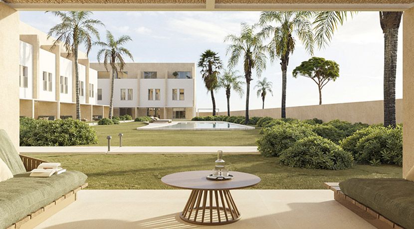 Private garage in new-build townhouse, Devesses, Denia
