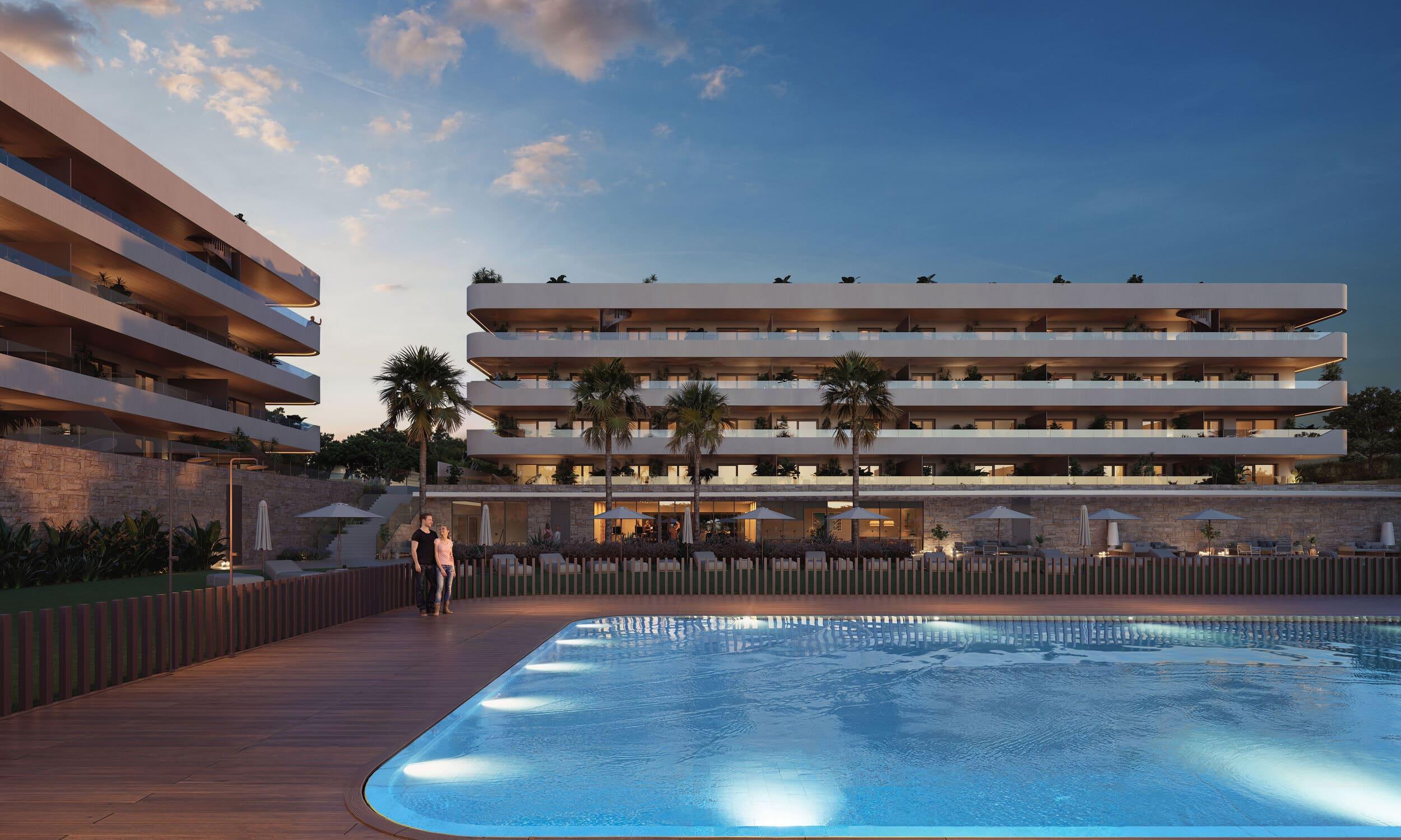 Outdoor seating area on private solarium of top-floor penthouse, Los Pacos, Fuengirola