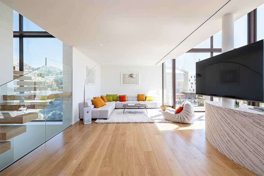 Upper-floor living space in 4-bedroom new-build villa, El Higuerón, Fuengirola